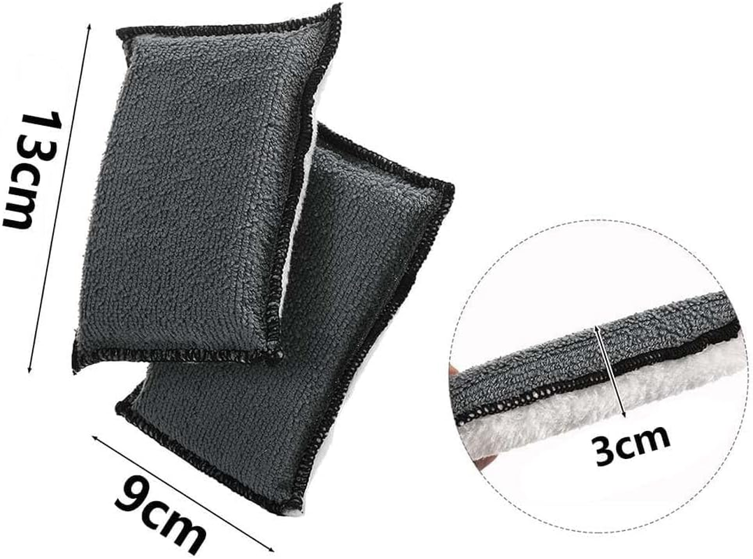 Leanockesa 6 PCS Car Interior Cleaning Sponge, Premium Microfiber Auto Detailing Sponges for Leather, Plastic, Vinyl and Upholstery Cleaning, Gentle yet Effective Car Wash Sponges image number 5