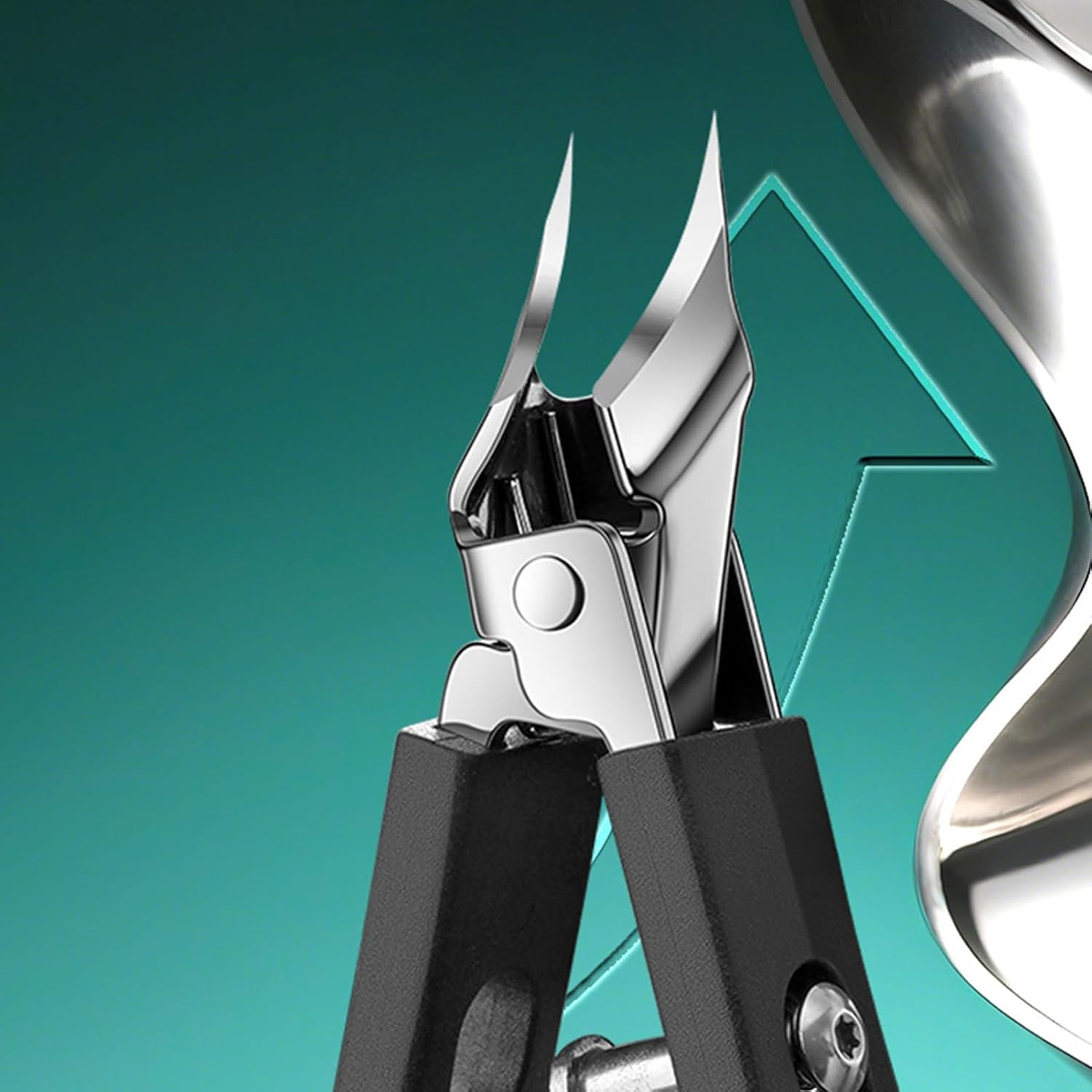 Ocastuted Angled Nail Clippers,Curved Toenail Clippers - Precision Cutter Remover Trimmer Grooming Tool for Seniors Professional Travel Home Pedicure Manicure image number 1