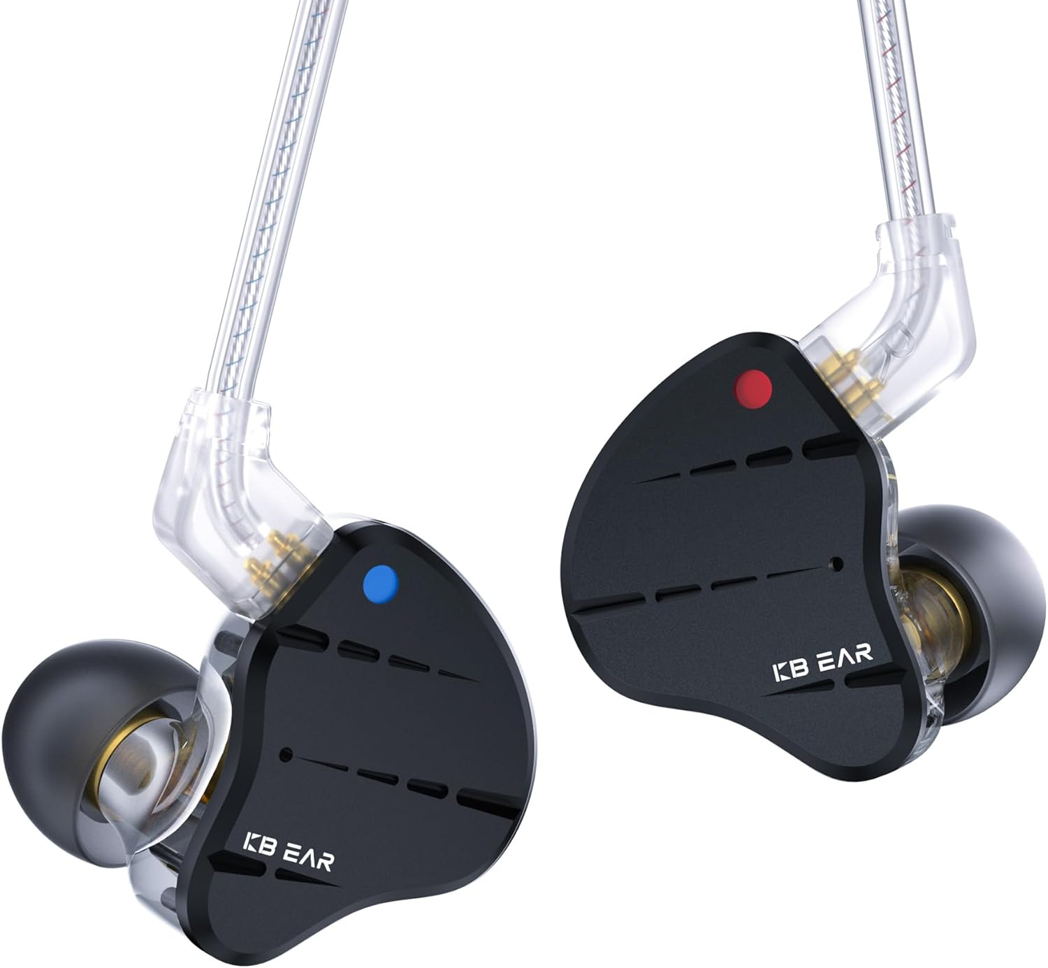 KINBOOFI CCZ CZ10 Iems with Microphone, 4BA + 1DD In-Ear Monitor, Hifi Earphones with 10Mm Dual Magnetic PET Driver, Gaming Headphones with Detachable 2 Pin Cable