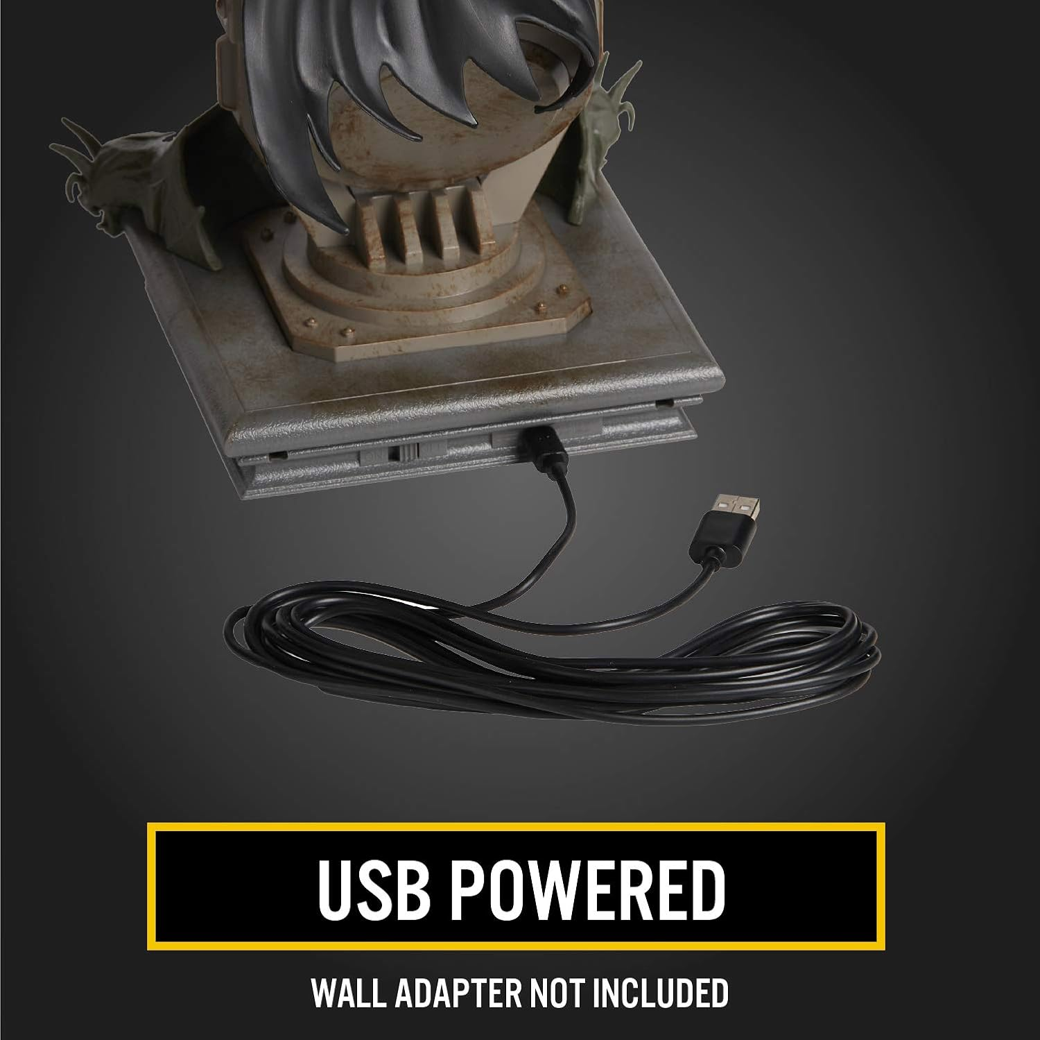 Paladone Batman Figurine Light - Officially Licensed DC Super Heroes Decor and Gift, Collectible Display Lamp Must Have for DC Comic Fans, USB Powered 27&rdquo; LED Light image number 5