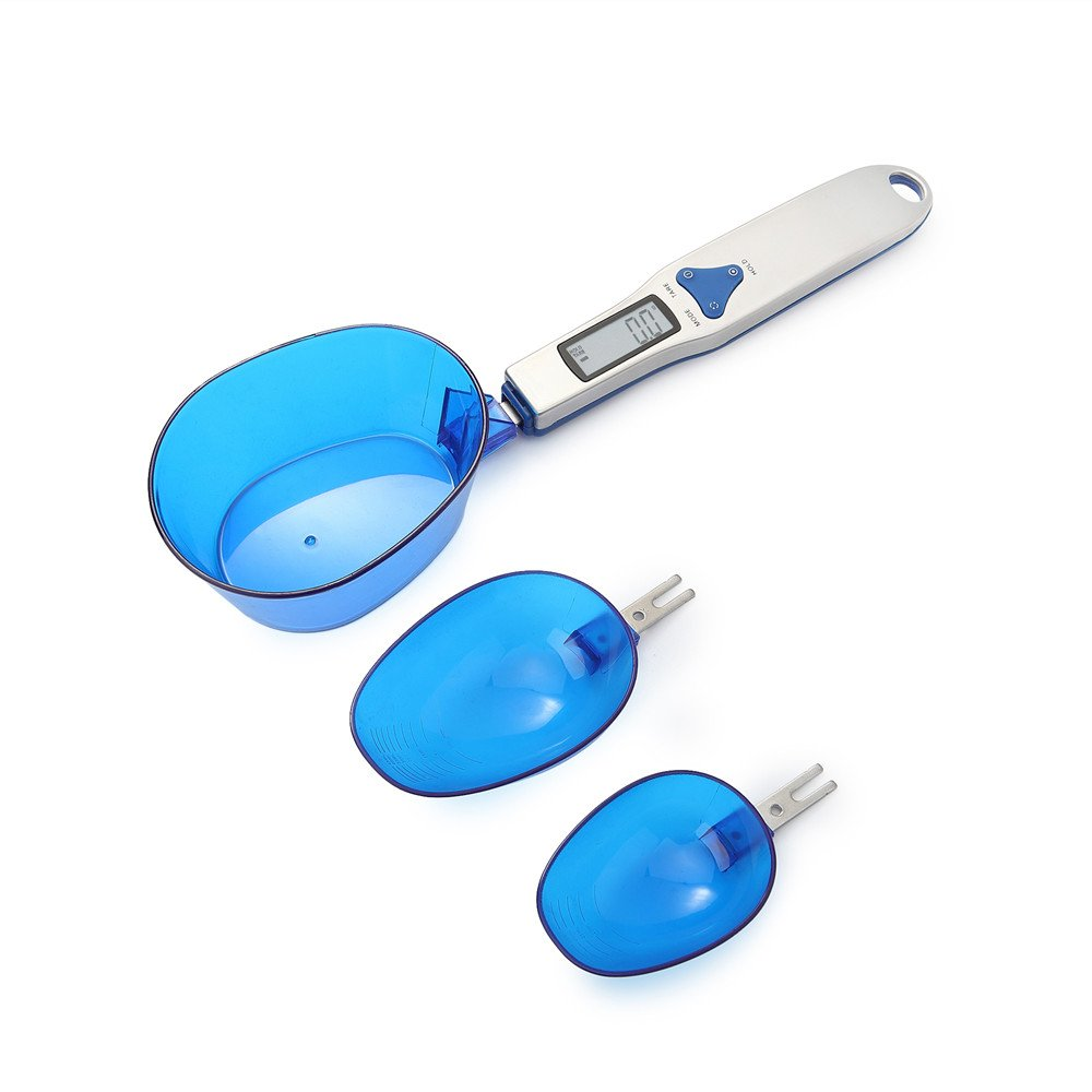 Spoon Scale - Digital Scale Spoon LCD Display Kitchen Spoon Scale 500G/0.1G Electronic Measuring Spoon Scales with 3 Detachable Weighing Spoons image number 1