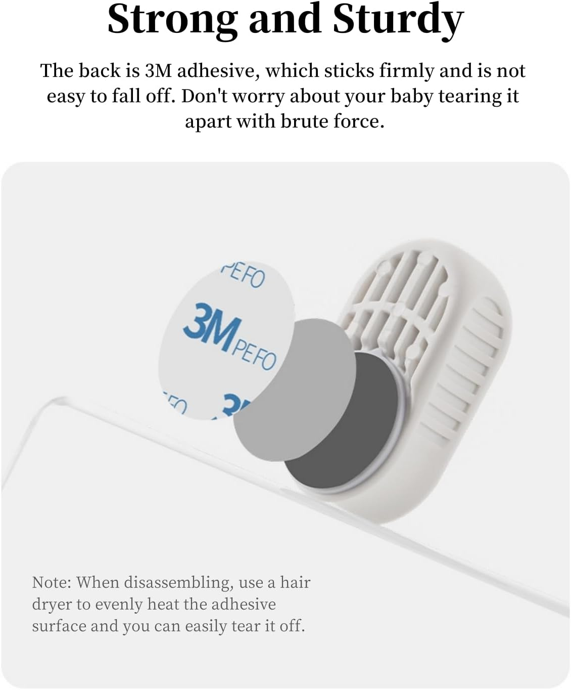 Door Pinch Guard, Finger Pinch Guard Self Adhesive Rotating Child Proof Door Finger Pinch Guard Safety Finger Door Guard Door Stopper for Kid Safety Guard Baby Little Finger Anti-Pinch 2 Pack image number 5