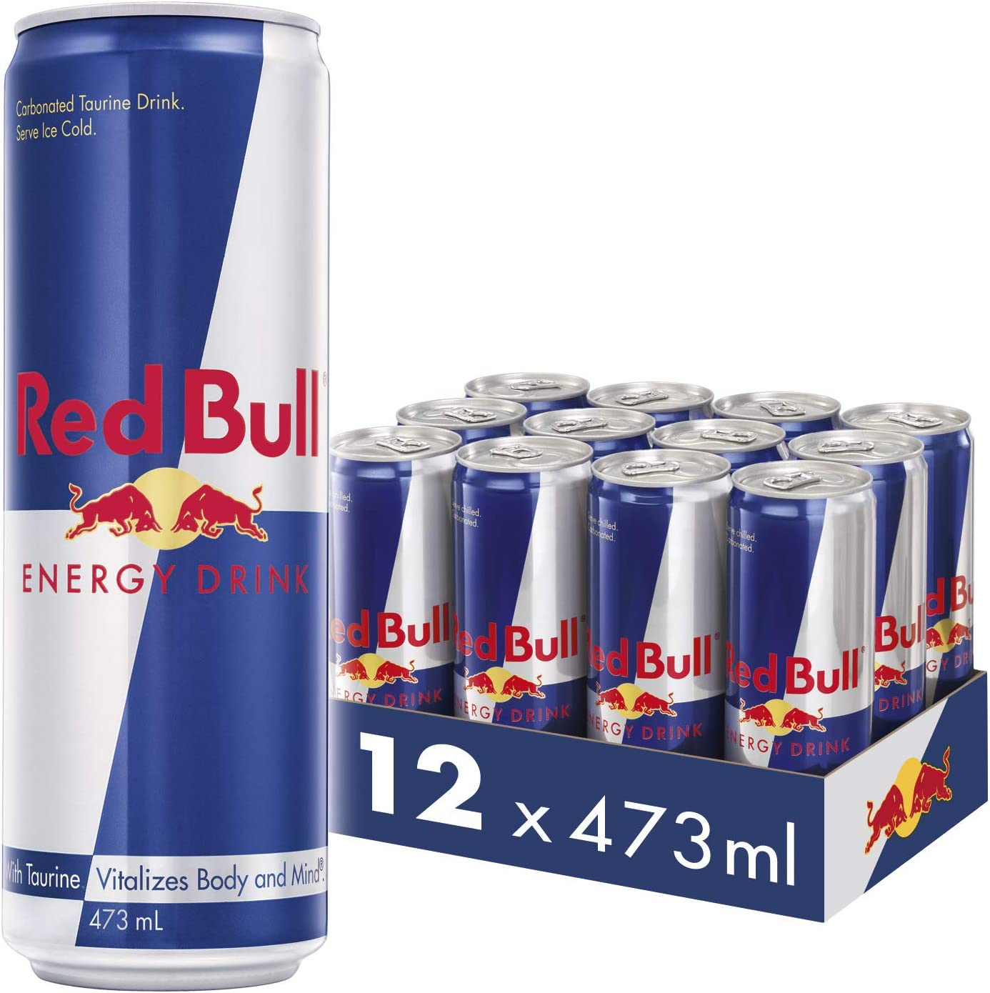 Red Bull Energy Drink 473 Ml (Pack of 12) image number 2