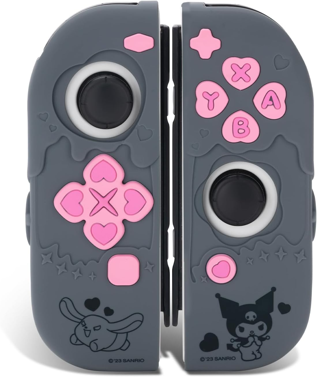 Kuitmor Protective Cover Case for Nintendo Switch Joy Con Controllers,Silicon Switch Joy Con Controller Skin,Anti-Slip Protective Case for Switch/Oled Joy Con Controller image number 1