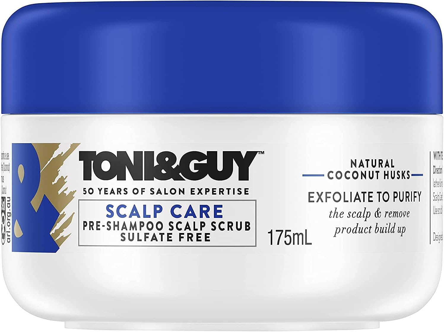 Toni & Guy Pre-Shampoo Scalp Scrub 175 Ml image number 2