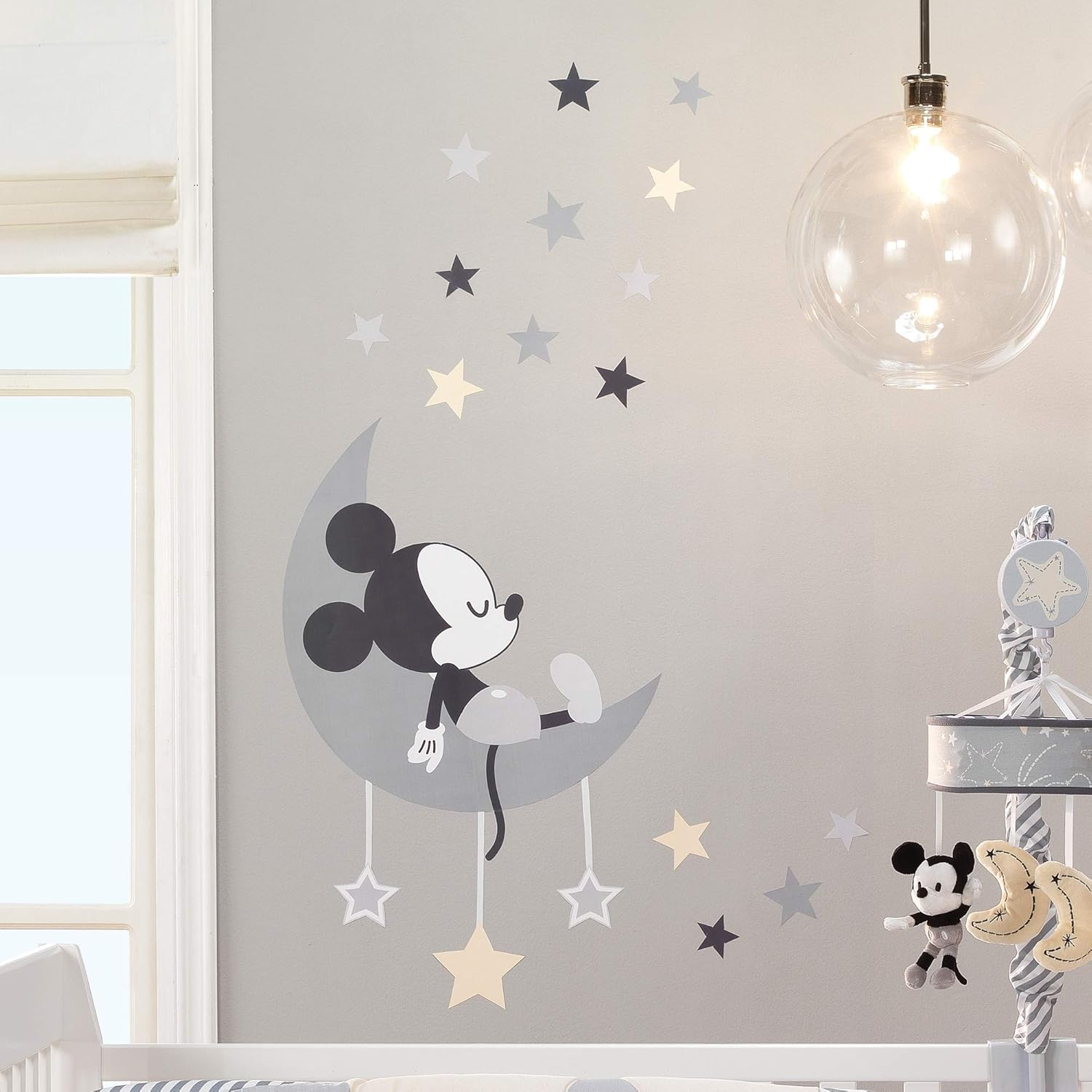 Lambs & Ivy Mickey Mouse Wall Decals, Gray image number 1