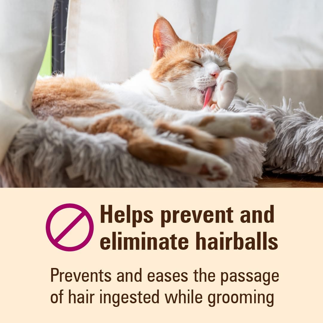 Sentry Hairball Relief for Cats,Malt Flavor,4.4 Ounces image number 6