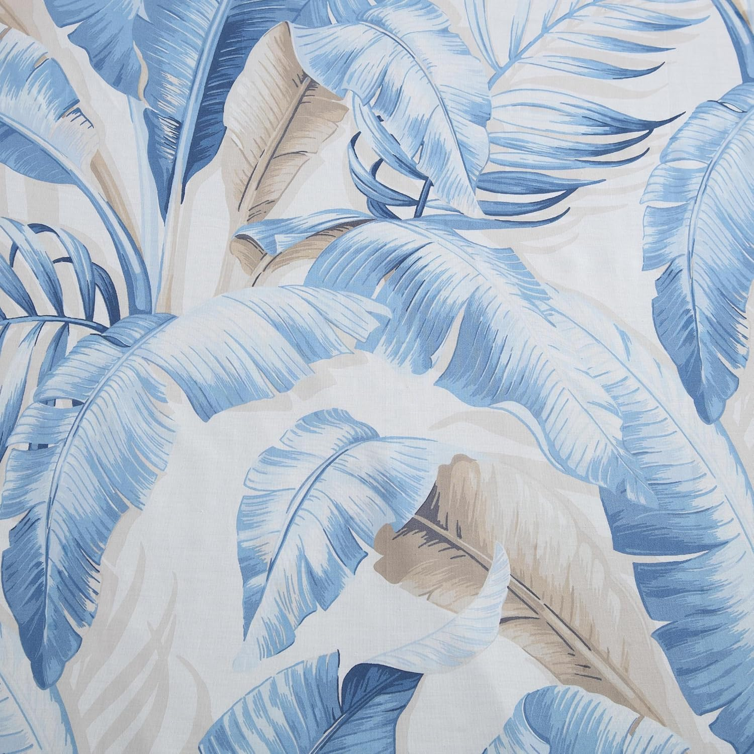 TOMMY BAHAMA Palmiers Quilt Cover Set - Queen Blue image number 1