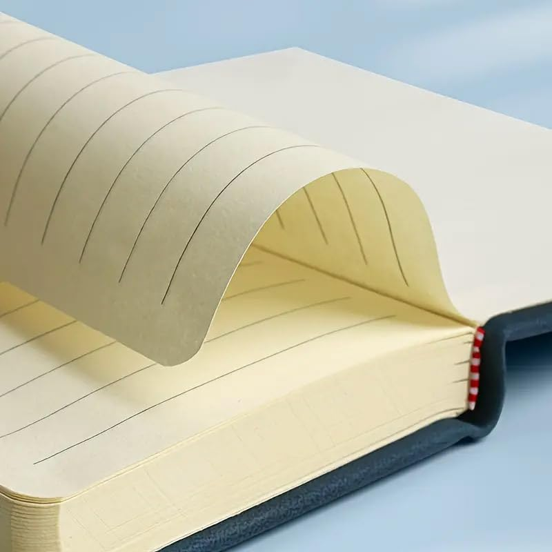 AIMALL A7 Mini Notebook Set with Leather Cover, Waterproof Notepad, Pocket-Sized, Ideal for Travel and Quick Notes - Black image number 7