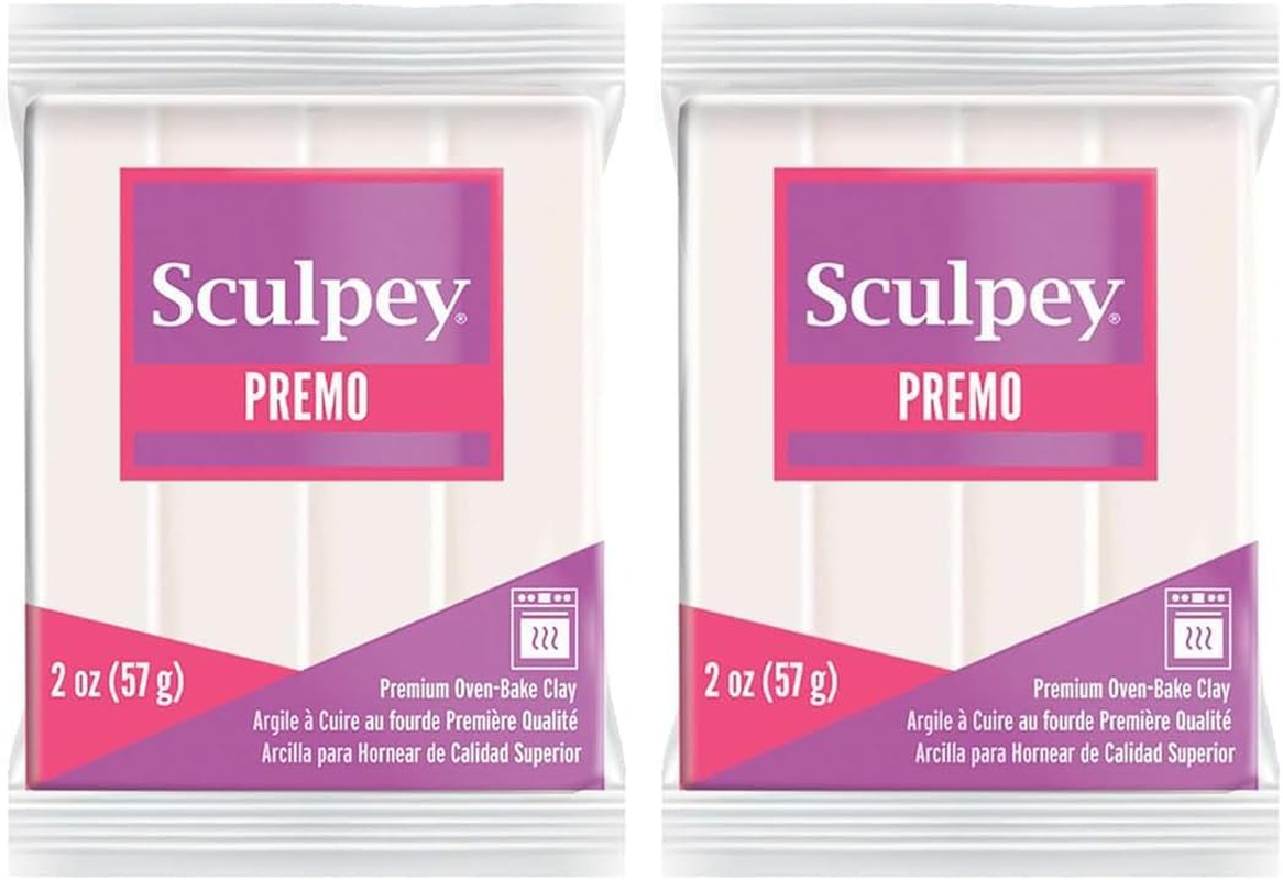 Sculpey PREMOACCENTS - 57G - White Translucent Polymer Clay