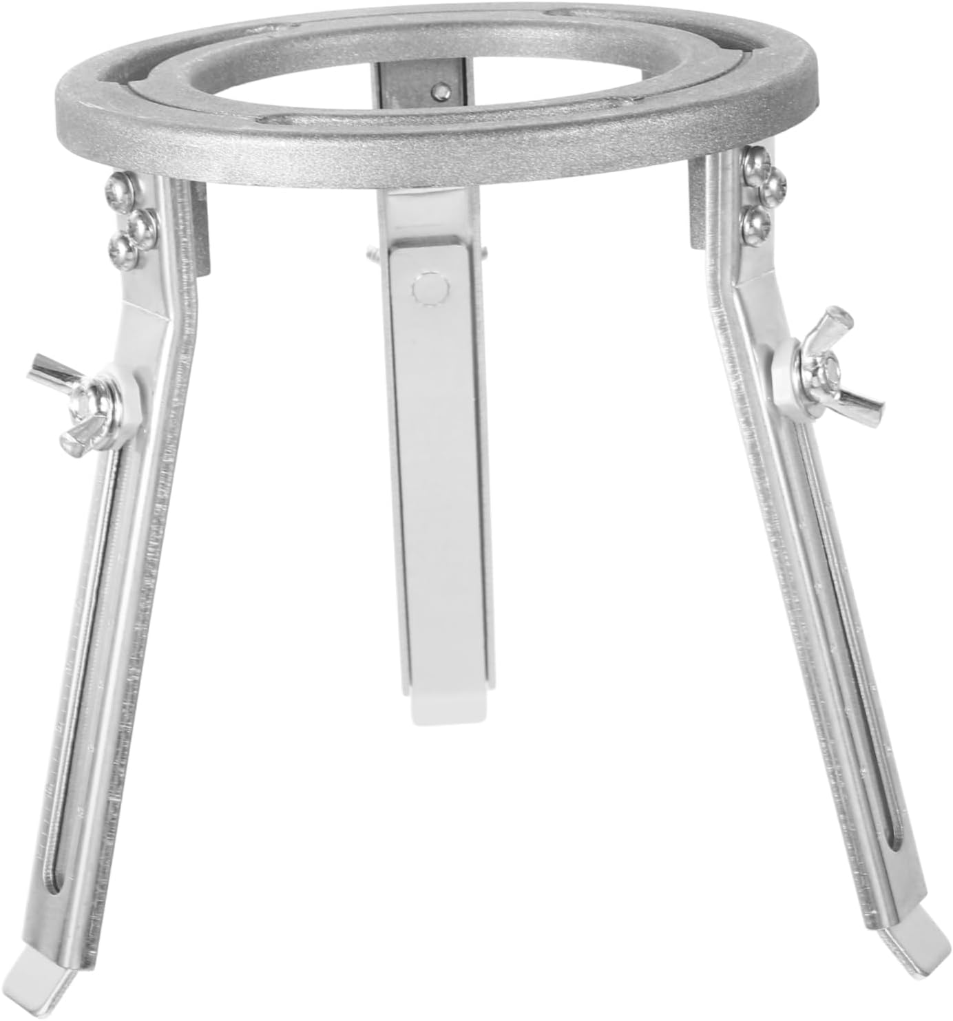 PLAFOPE Aluminum Alloy Experiment Tripod Liftable Heating Stand for Beaker Support for Classroom Science Projects