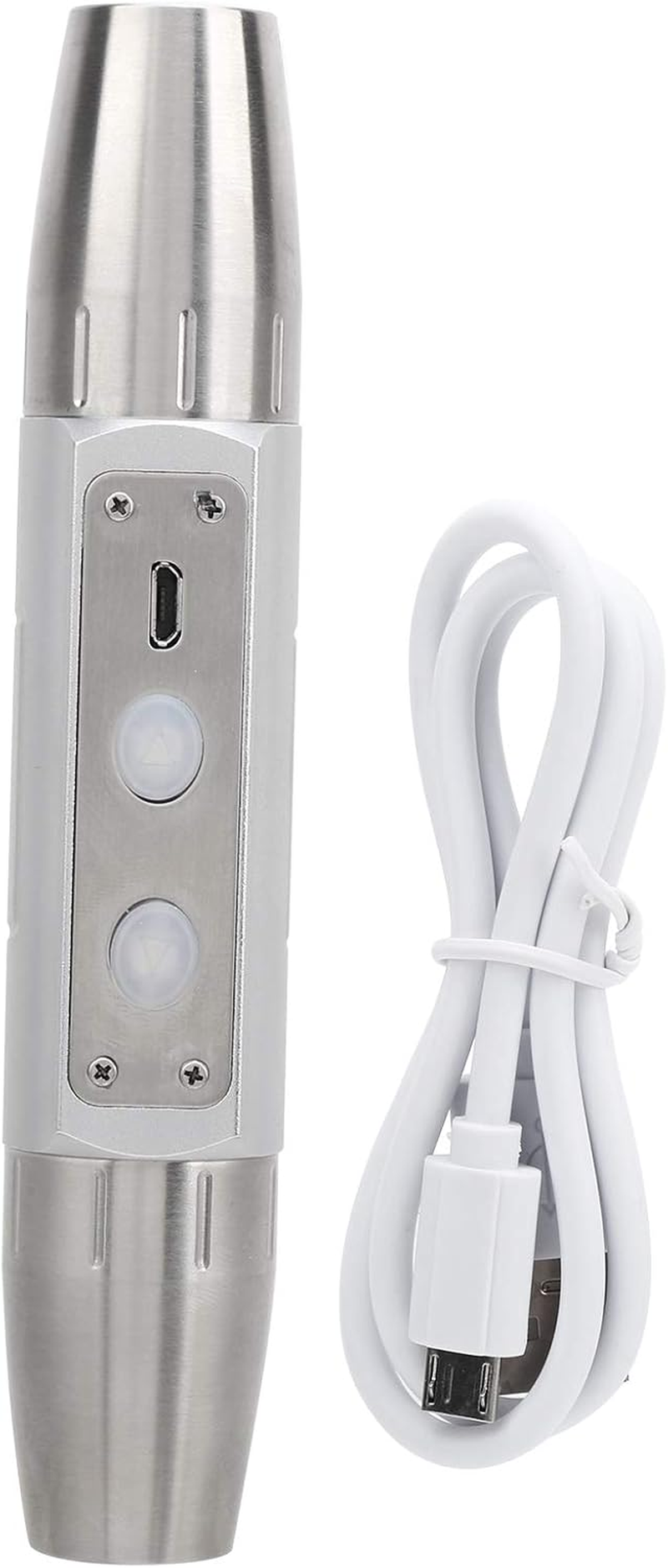 Identification Flashlight, Jade Jewelry Gem Identification Lights, Dual Ends 6 Lights Torch Ultraviolet Rechargeable Detector Lamp for Jewelry Diamond Appraisal image number 2