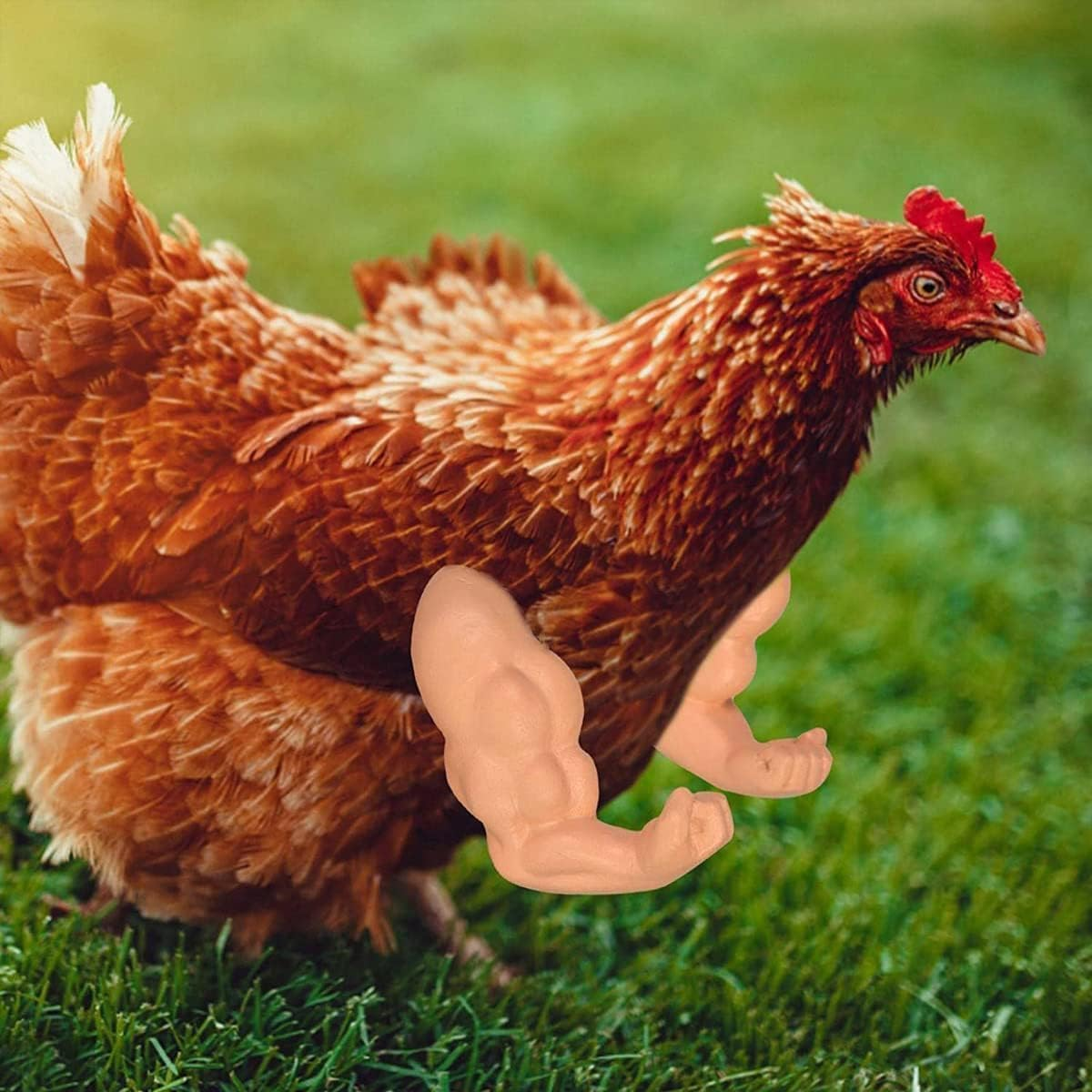 Siliconechickenarmpoultry Prop,1Pair Silicone Chicken Decoration Chicken Arm Poultry Prop,Funny Chicken Arm Wearingpoultryprop,Funnychicken Doll Arm Poultry Prop,Strong Chicken Arms Poultry Prop image number 3