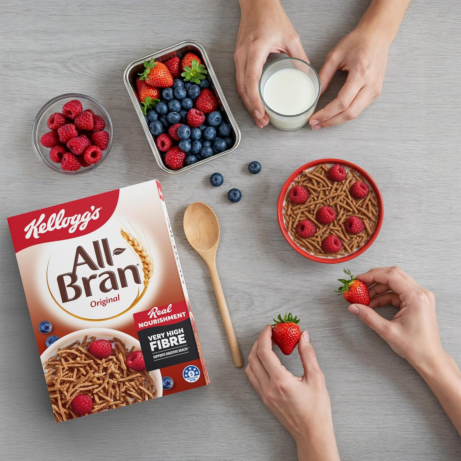 Kellogg'S All-Bran Original High Fibre Cereal 350 G image number 1