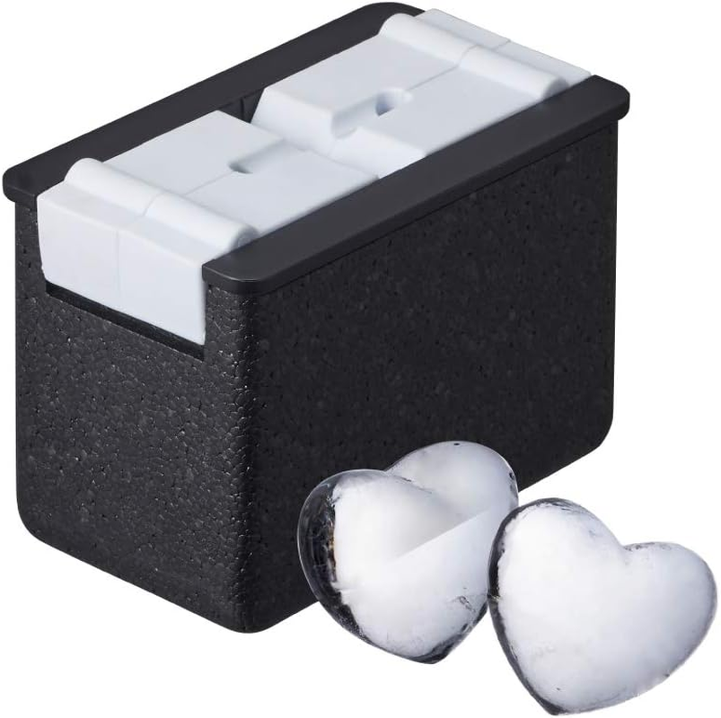 Doshisha Clear Ice Maker, round Shape, 2 Pieces, Diameter 2.4 Inches (6 Cm)