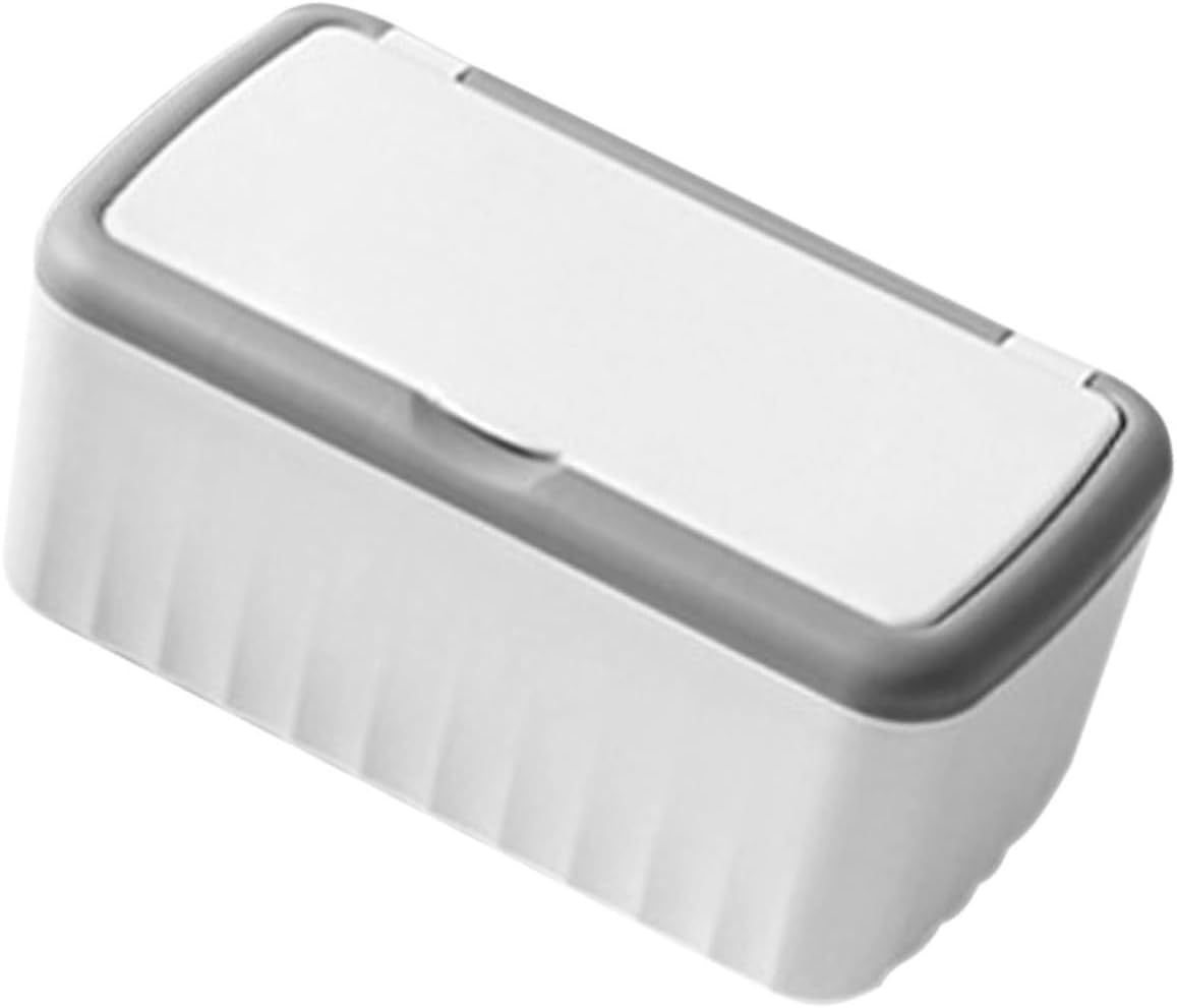 Rectangular Wipe Holder Lid High Capacity Tissue Storage Box for Home Office Elegant Sealed Design for Wipes Flushable Versatile Use Living Rooms Bedrooms image number 1