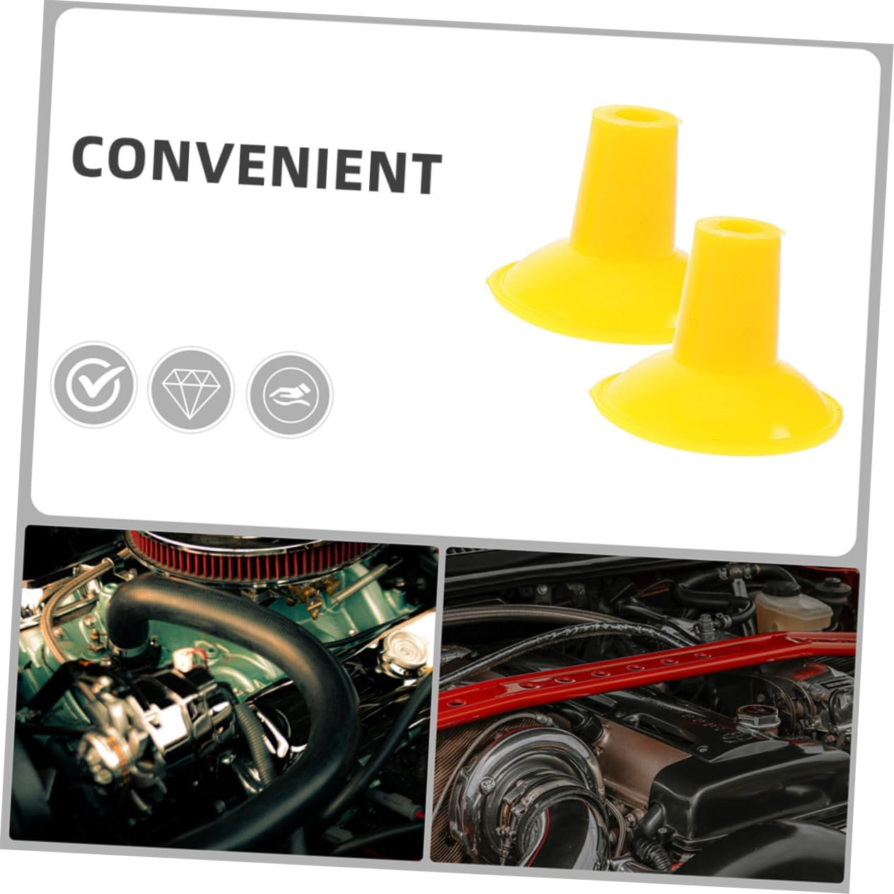 MUELODSIC 8Pcs Automotive Suction Cups Valve Lapping Tool Car Engine Valve Repair Tool image number 2