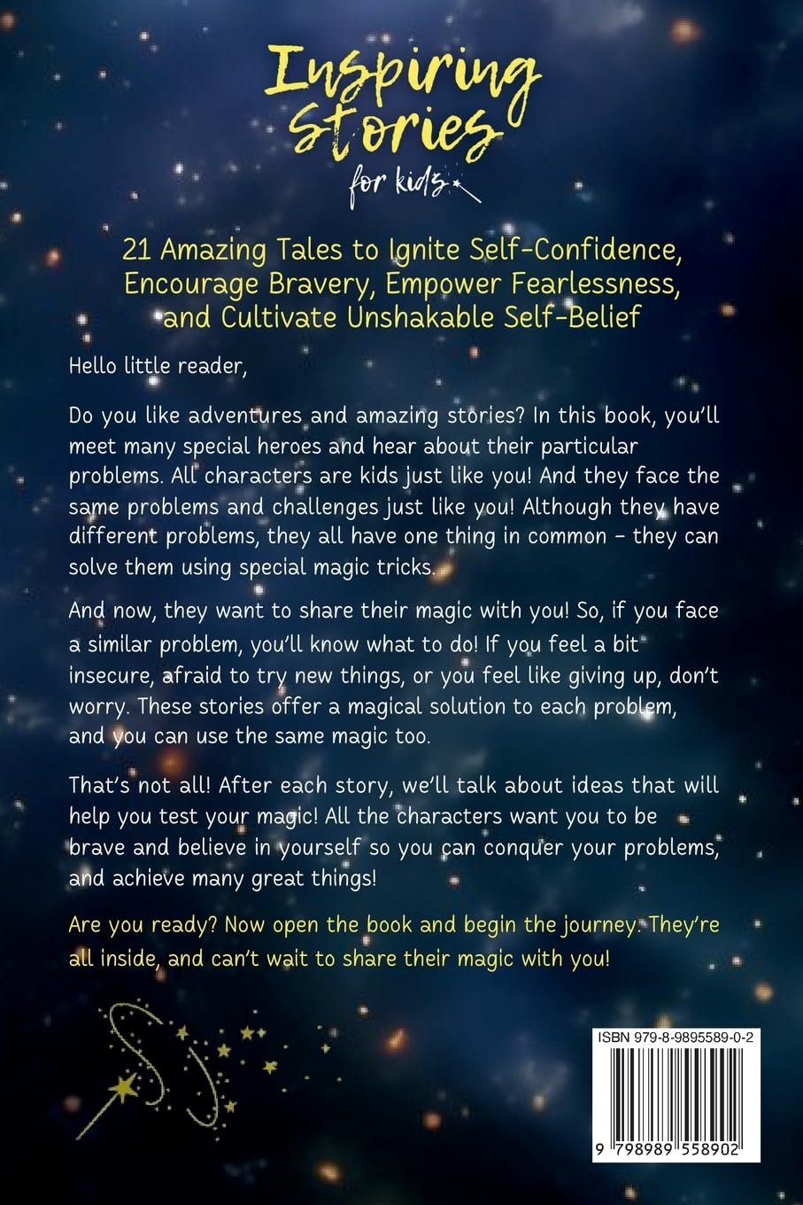 Inspiring Stories for Kids: 21 Amazing Tales to Ignite Self-Confidence, Encourage Bravery, Empower Fearlessness and Cultivate Unshakable Self-Belief