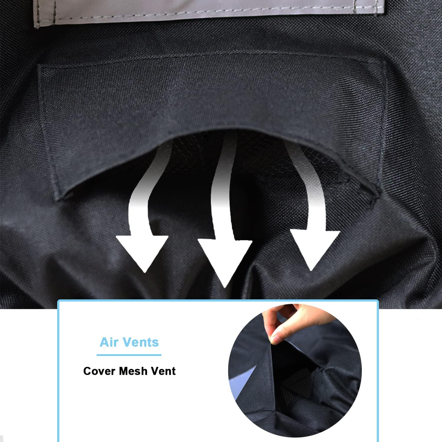 73700 Grill Cover for Pit Boss 700FB, Lexington 500 and Lexington 540, Classic 700 Wood Pellet Grills, Waterproof 600D Barbecue BBQ Grill Cover for Pitboss PB500LX1, PB71705, 42" L X 28.5" W X 38" H image number 6