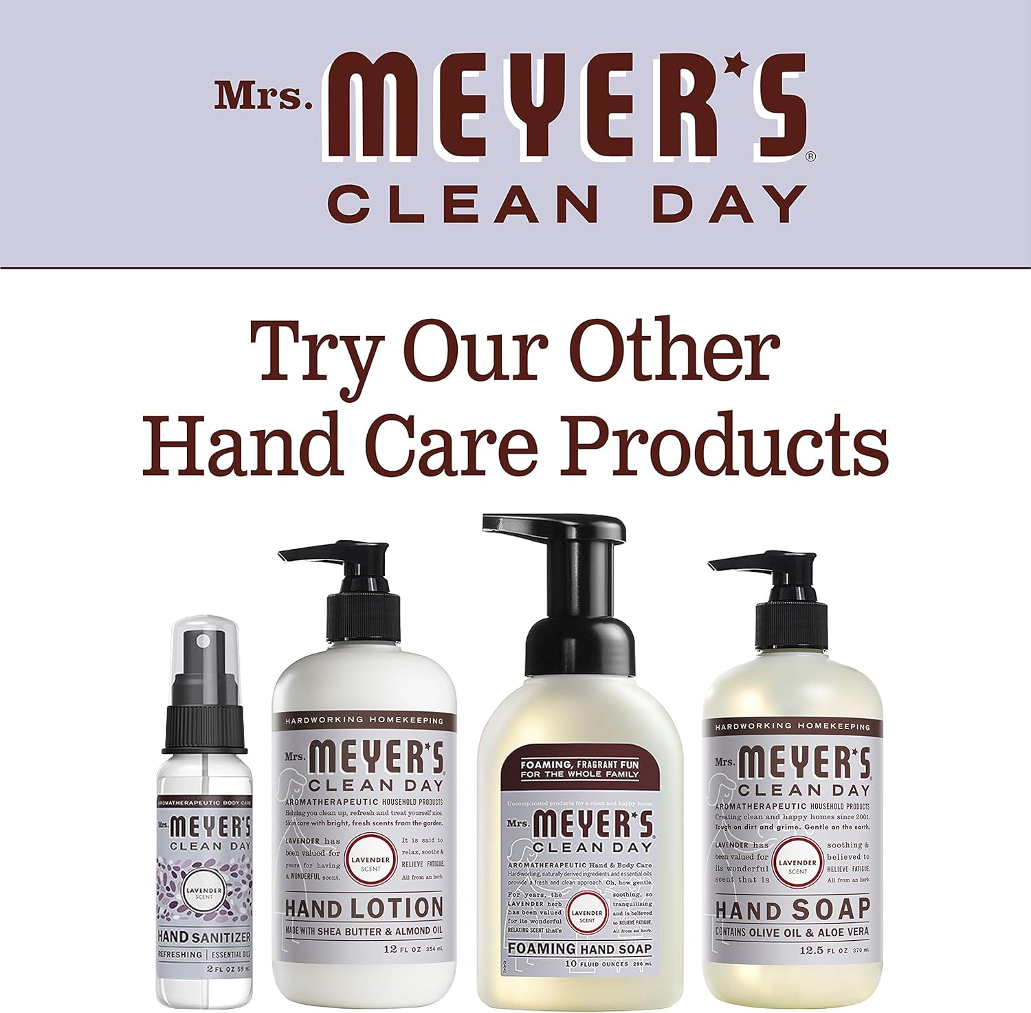 Mrs. Meyer'S Clean Day Liquid Hand Soap Refill - Lavender (33 Fl Oz (Pack of 2)) image number 5
