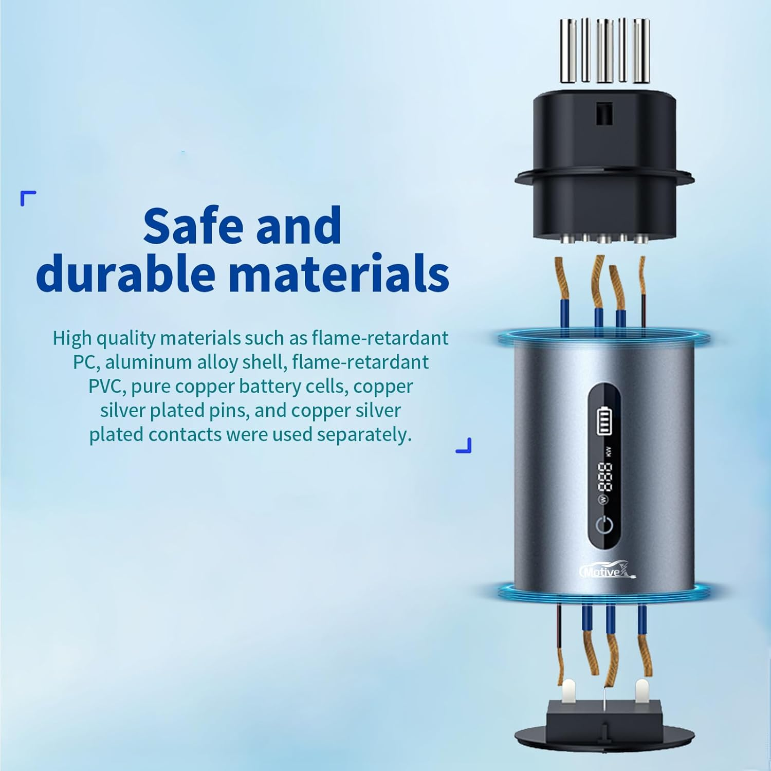 V2L Adapter EV Discharger, Type 2 EV Charging Cable Connector, Vehicle to Load Adapter for BYD/NETA, MG, Charging Laptops, Phones, Projectors, Backup Power image number 3