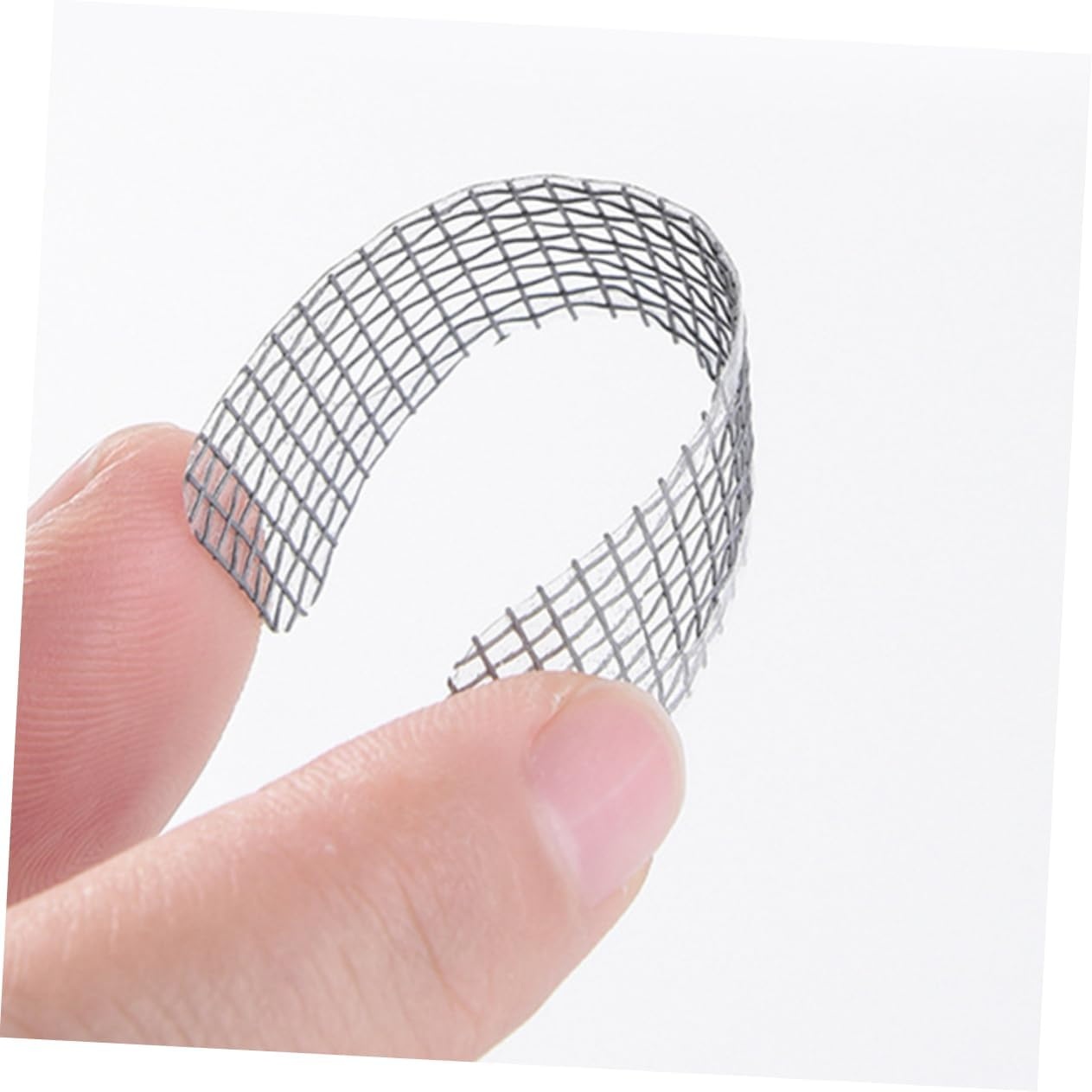 Ipetboom 25 Pieces Self-Adhesive Window Screen Repair Tape Mesh Patch Kit for Mesh Door and Window Tear Mend Strong Adhesive for Insect Screen Protection