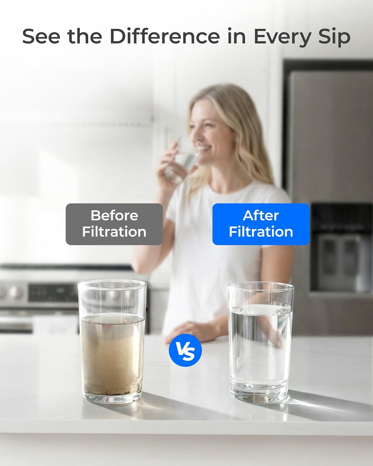 Waterdrop LT1000P Replacement for LG Fridge Water Filter LT1000P, Compatible with LG LT1000PC, LT-1000PC, MDJ64844601 Water Filter Cartridge, 2 Pack image number 5