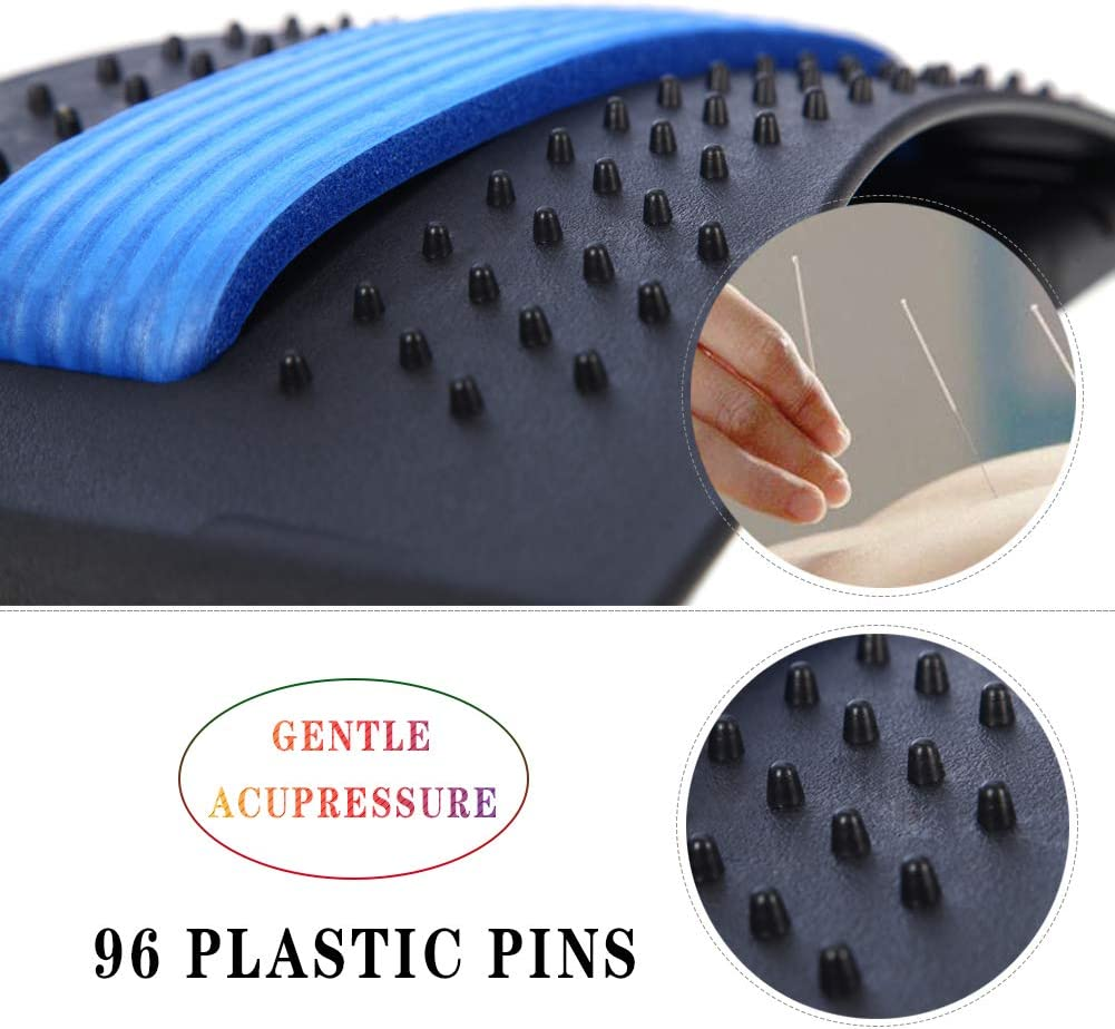 Back Stretcher for Lumbar Spine, Lower Back Stretching Device with 3-Level Different Stretching Archs Relieves Back Pain Caused by Herniated Disc, Sciatica, Scoliosis image number 1