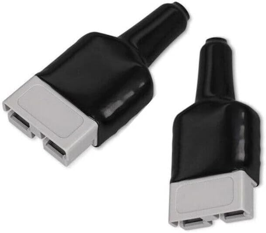 Fokmuaex 12Pcs Waterproof & Dustproof Cover for Anderson 50A Plug, Cable Sheath Protector Jacket for Electrical Connectors (Black) image number 1