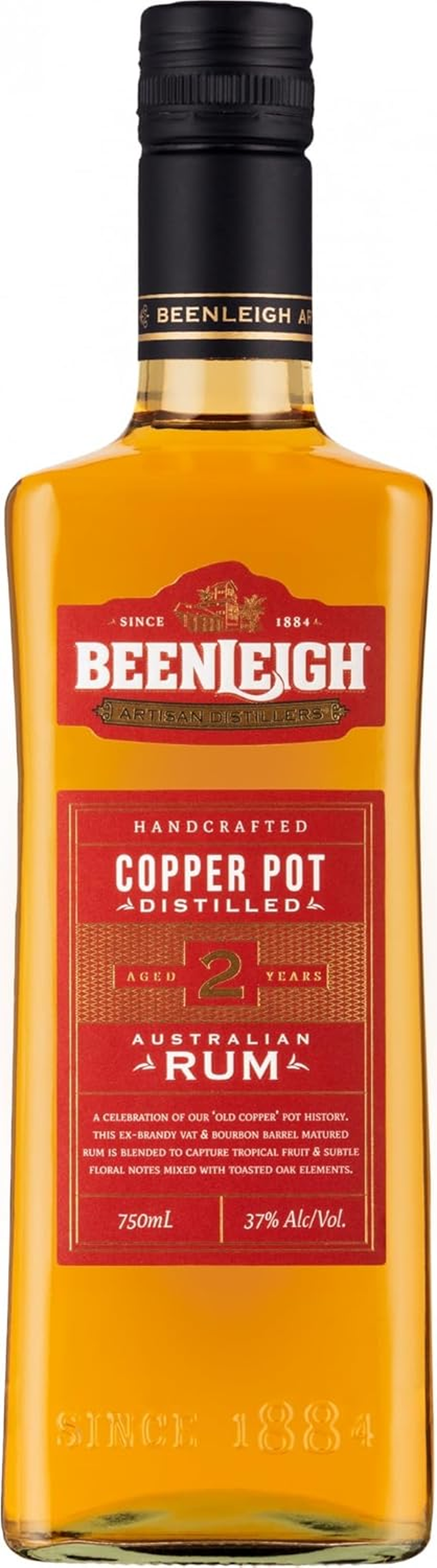 Beenleigh Artisan Distillers White Rum, 700 Ml image number 2