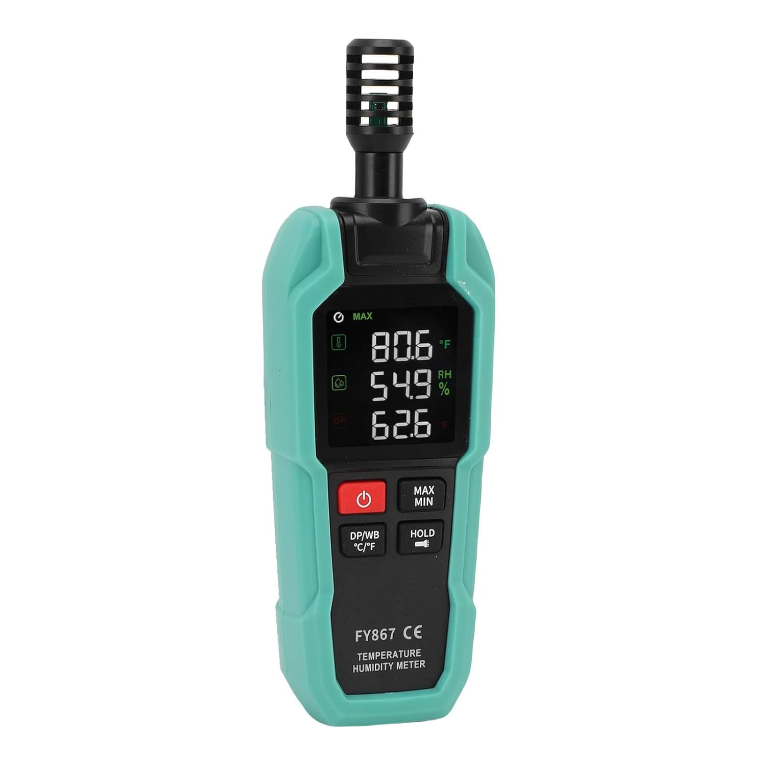 Pomya Handheld Temperature Humidity Meter, High Precise Quick Refresh Hygrometer Ambient for Laboratory image number 4