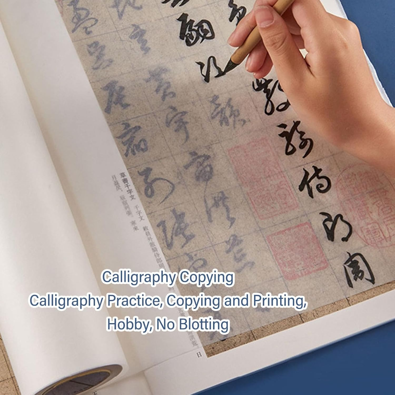 Tracing Paper Roll, 24 Inch White Trace Paper Roll Translucent Tracing Paper for Drawing Clear Tracing Patterns Paper for Sewing Sketching Crafts, Translucent Pattern Paper image number 3