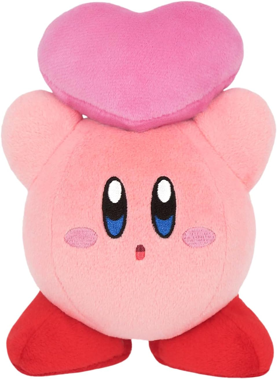 Star'S Kirby Plush Doll Kirby KP33 (Friends Heart Throwing) - Pink image number 3