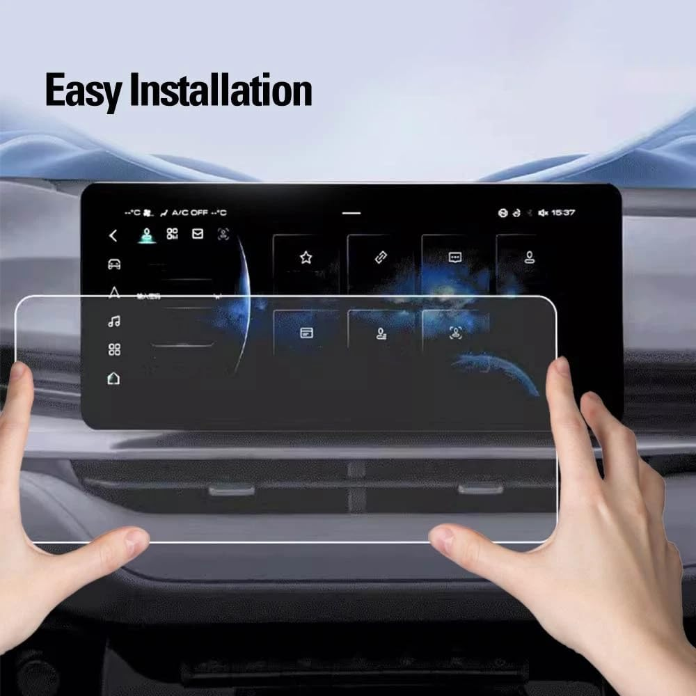 Tempered Glass Dash Center Console Screen Protector for Haval H6 & H6 GT Ultra 2021-2025 Touchscreen Cover Accessories, Tempered Glass, Super Scratch Resistance image number 2