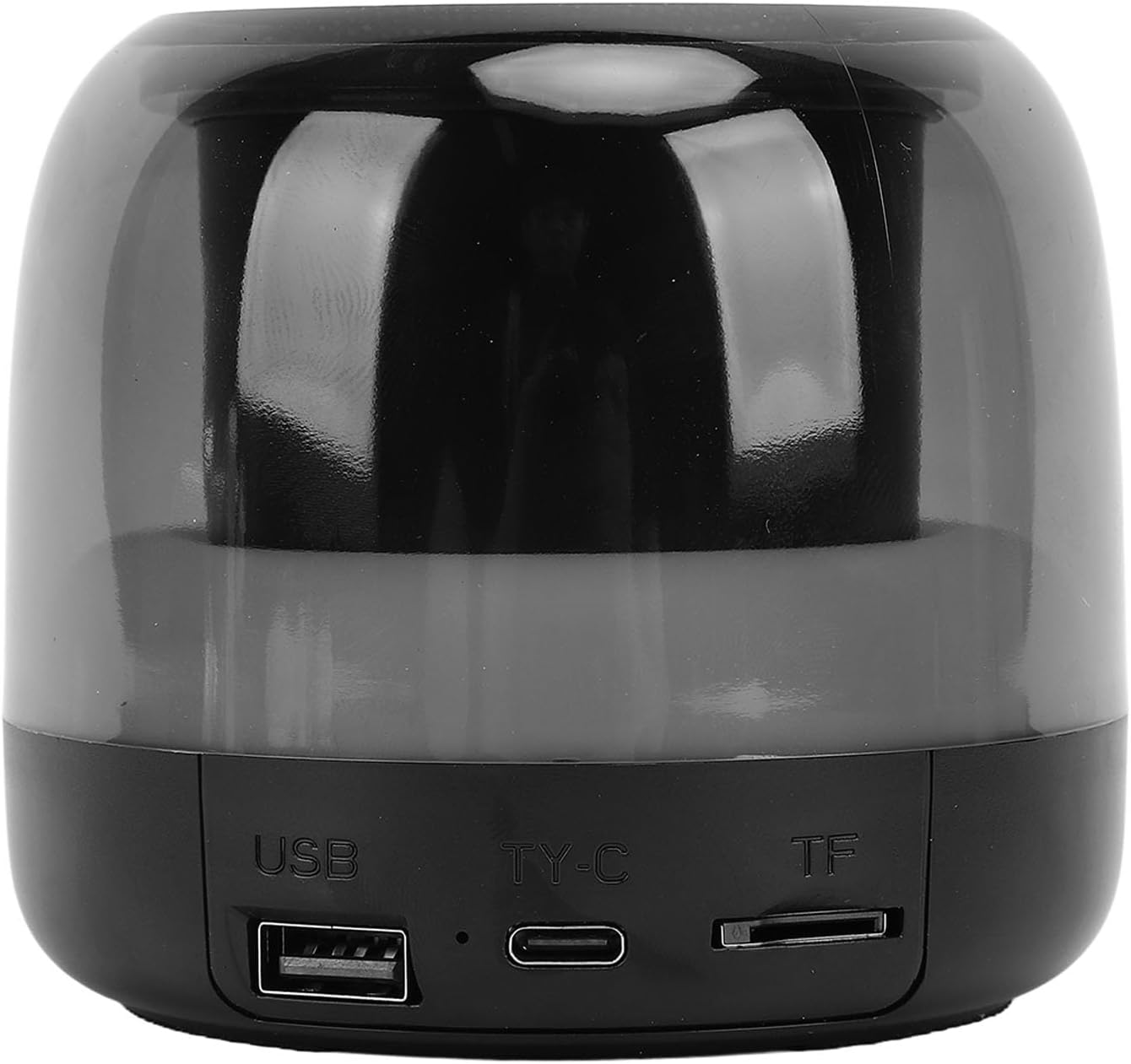 Generic Bluetooth Speakers, Portable Wireless Speaker with RGB Colorful Lights, BT5.3, Portable Speaker with Hifi Sound, Support USB Flash Drive for Home Outdoor Party (Black)