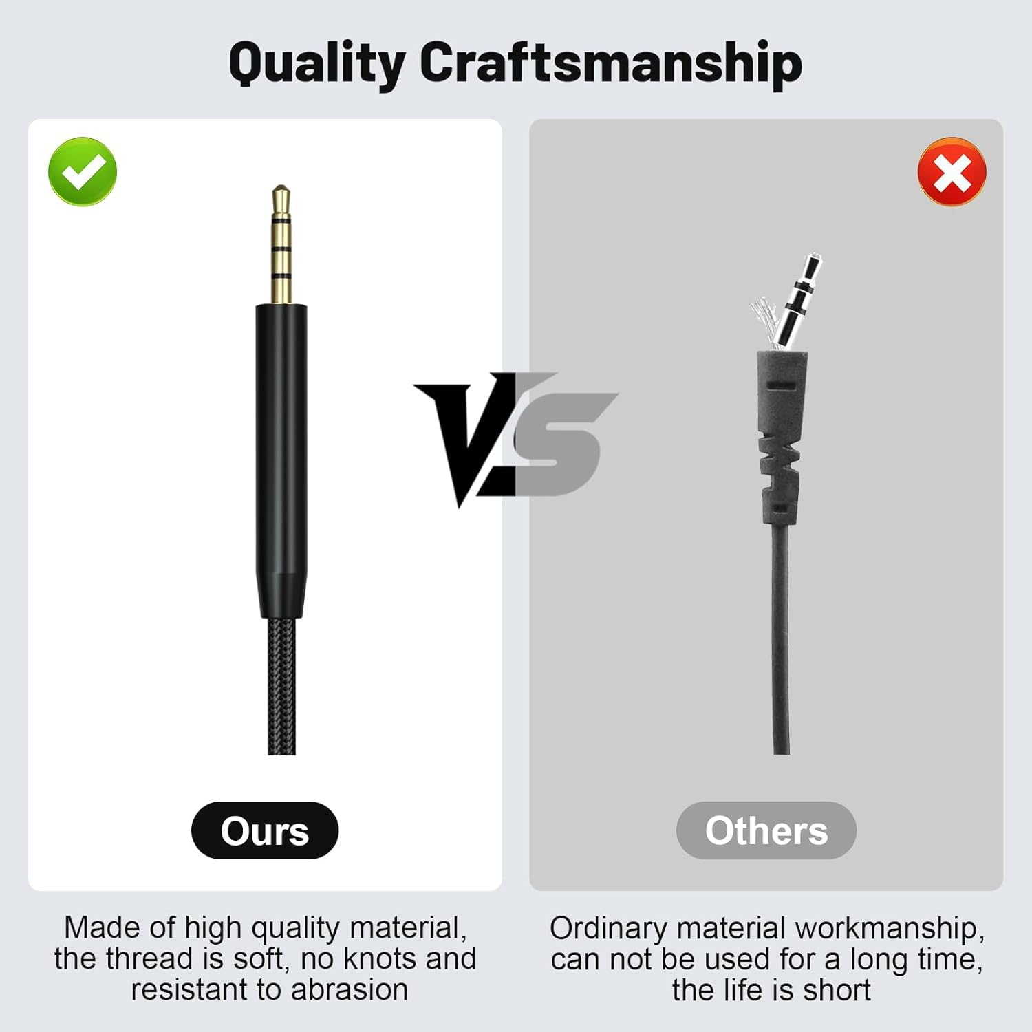 USB C to 2.5Mm Audio Cable &ndash; Compatible with Bose 700, QC25, QC35, QC35 II, QC45 Headphones &ndash; Works with Samsung Galaxy, Google Pixel, and Other USB-C Android Devices-4.6Ft image number 6