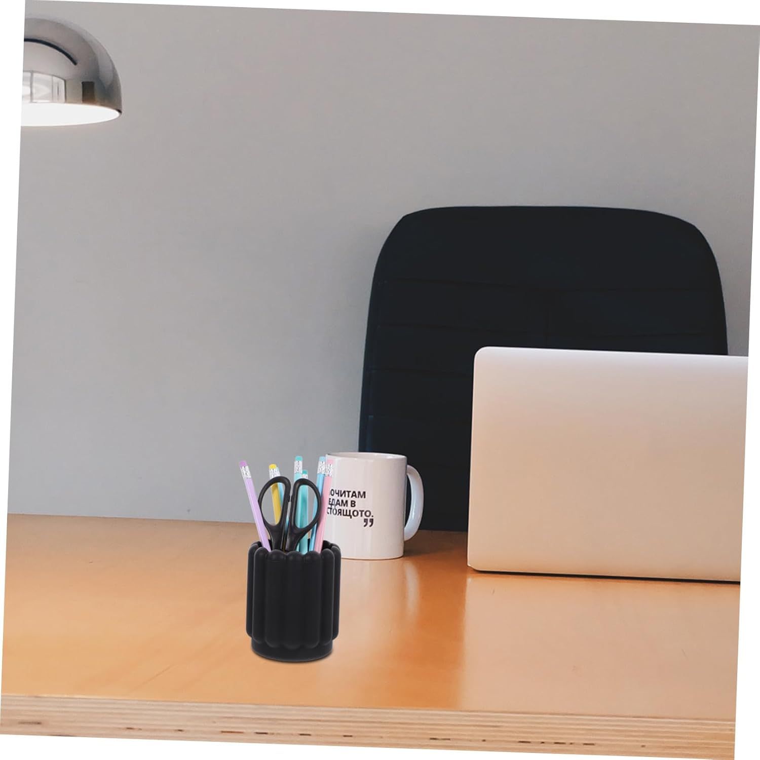 NUOBESTY Silicone Pen Holder Desk Tidy Holder for Simple Style Pen Box Stationery Storage for Makeup Brush image number 5