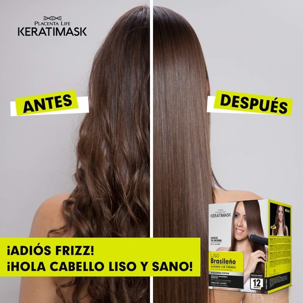 Be Natural - Brazilian Keratimask Straightening Kit - Long Lasting Professional Results