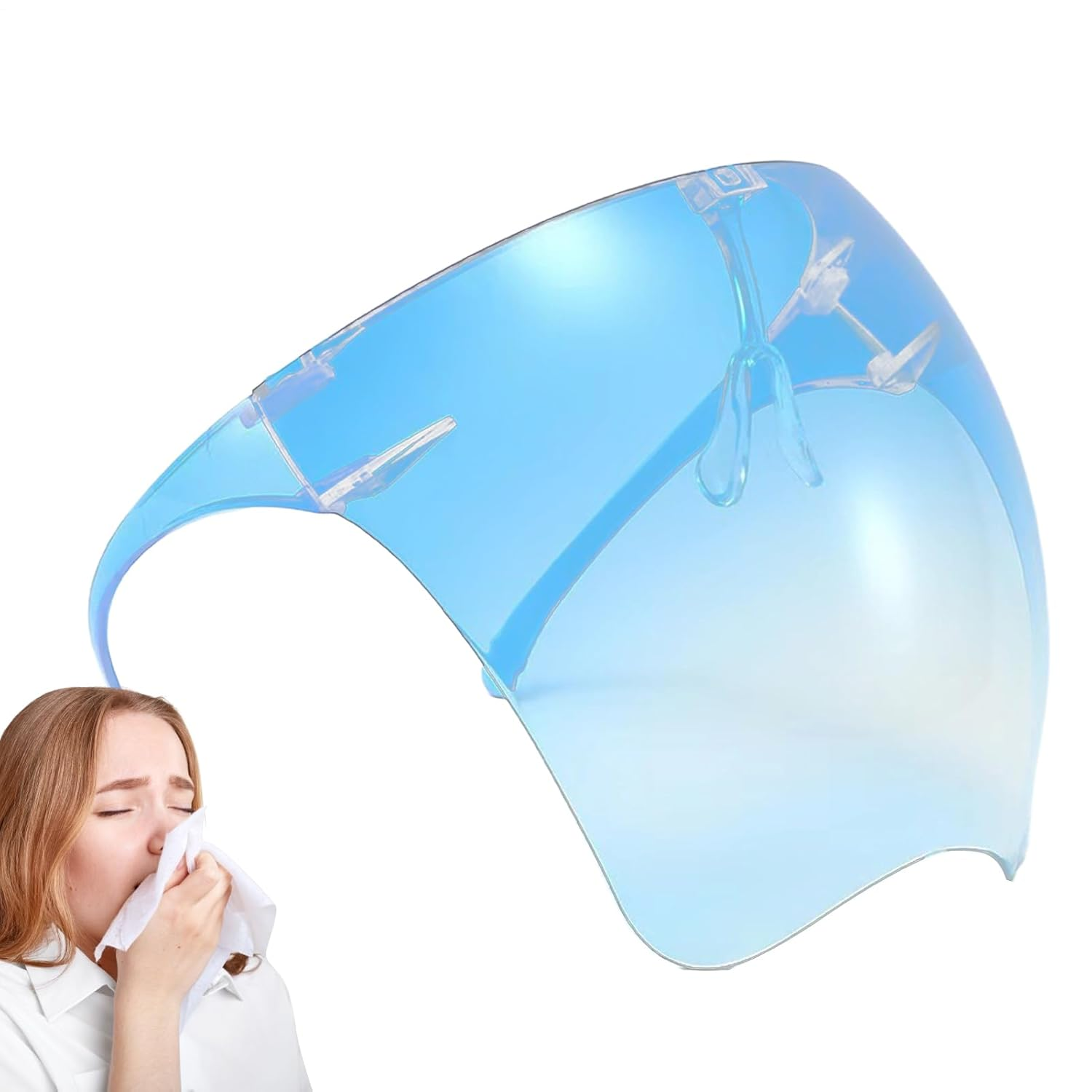 Safety Goggles - Face Shield for Grinding and Cutting | Lightweight Facial Cover anti Scratch Eye Protection for Men, Women & Cooking