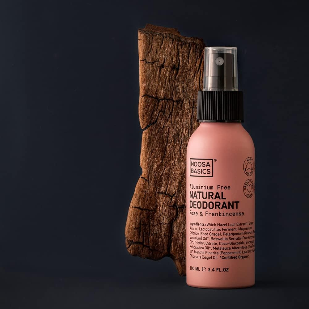 Noosa Basics Rose and Frankincense Natural Deodorant Spray 100 Ml