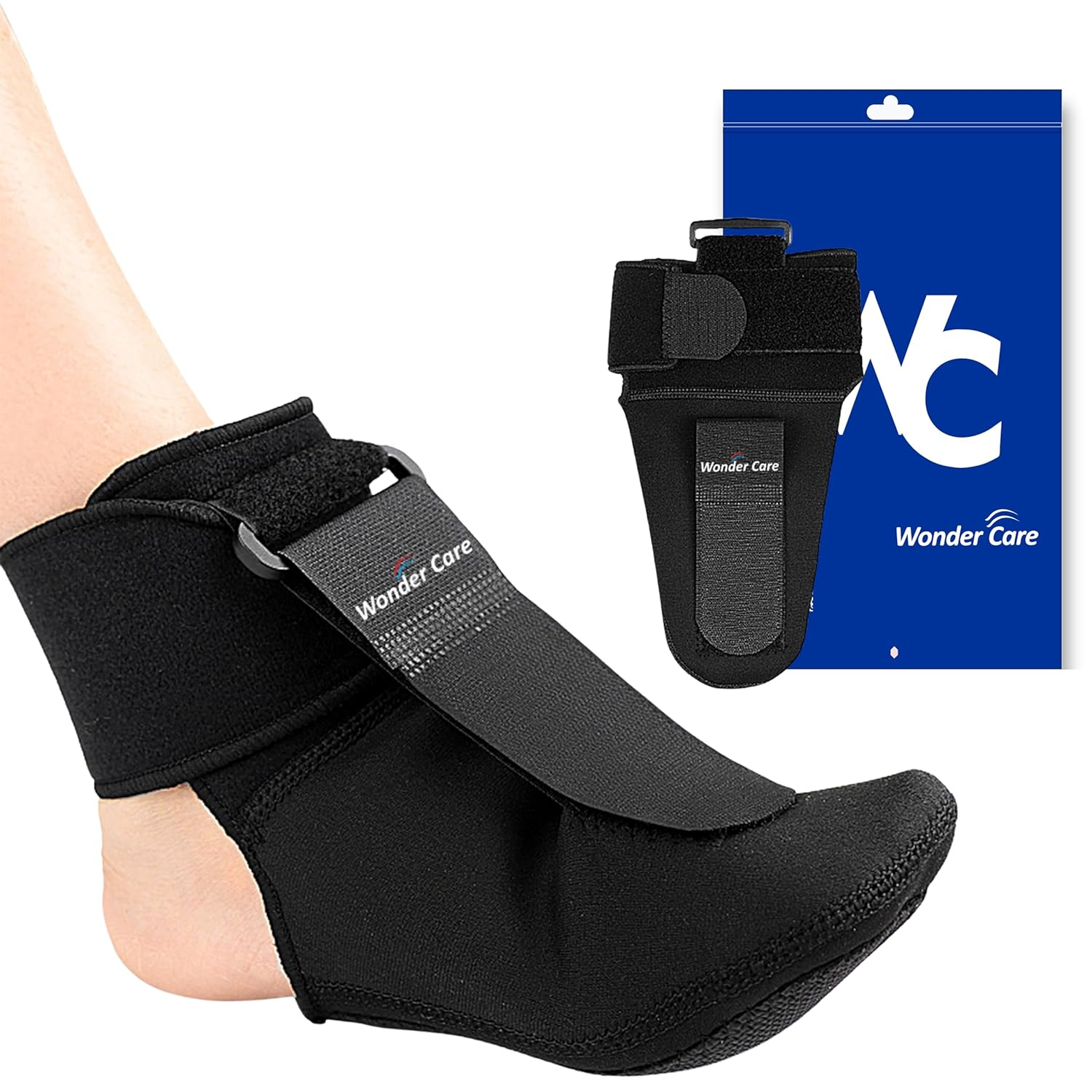 Plantar Fasciitis Night Splint Socks|Heel Pain Relief Plantar Fasciitis|Soft Plantar Fascia Brace for Sleeping and Achilles Tendonitis Relief|Plantar Fasciitis Socks for Men & Women(X-Small) image number 1