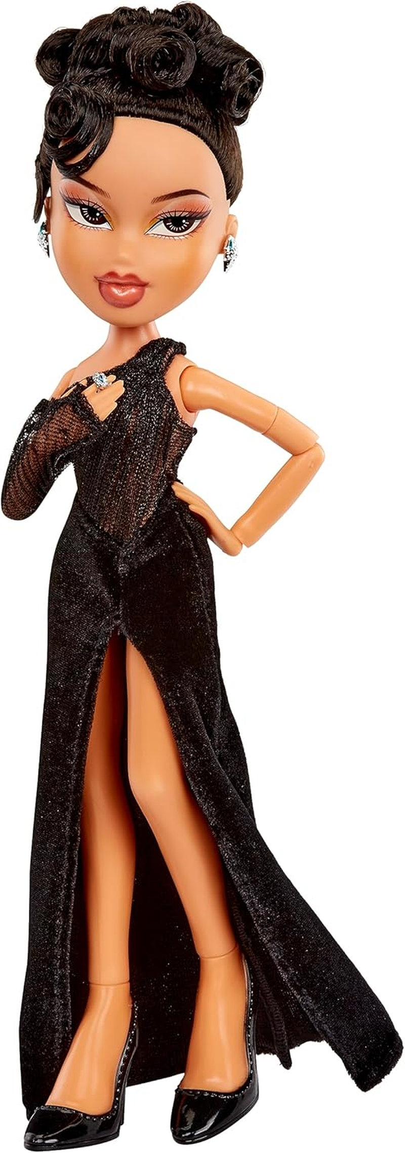 Bratz X Kylie Jenner - Night Fashion Doll with Evening Gown, Pet Dog, and Poster image number 5