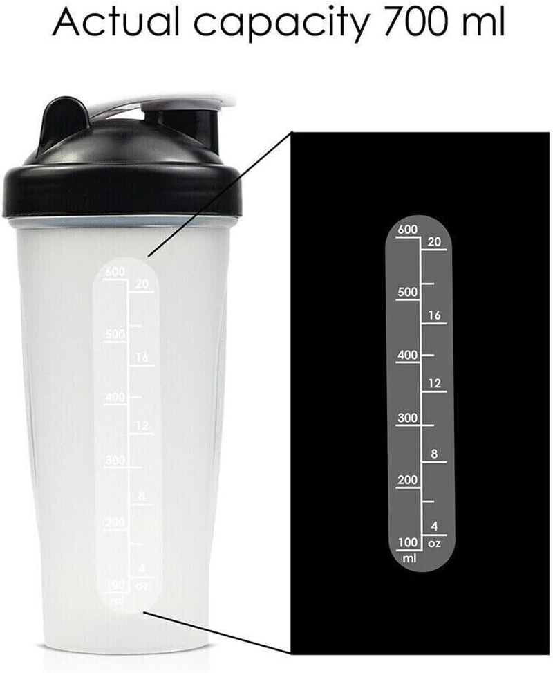 3X Gym Protein Supplement Drink Ball Blender Mixer Shaker Shake Bottle 700Ml image number 6