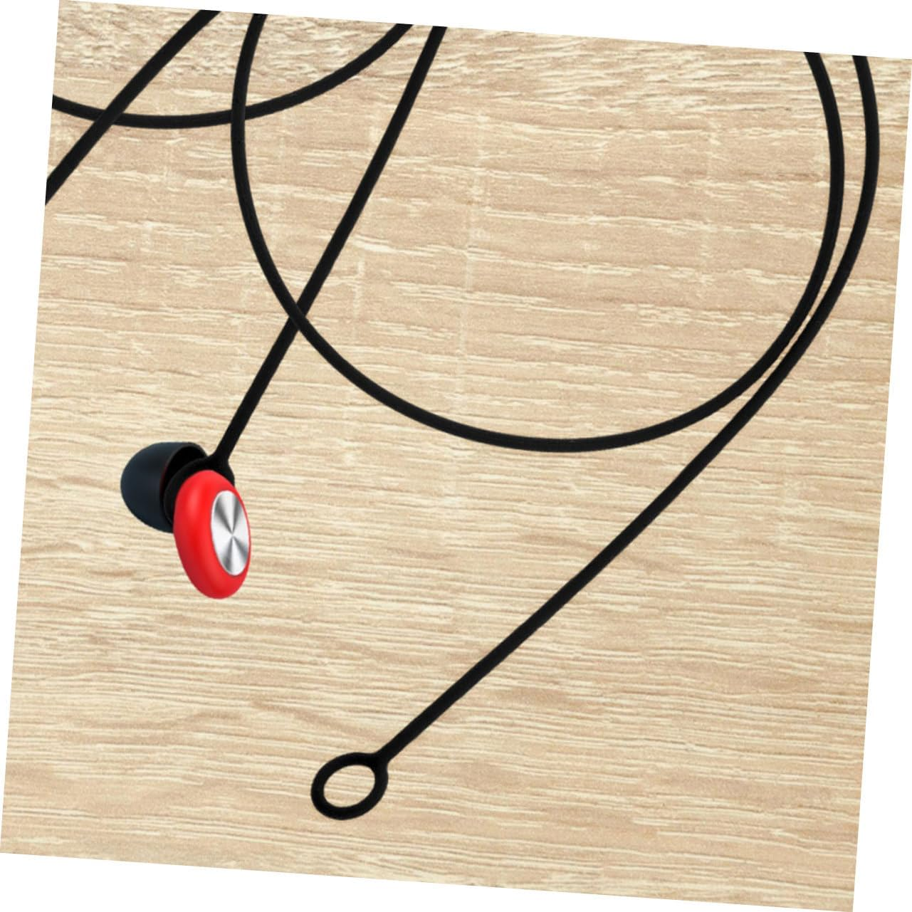 Operitacx Earbud Replacement Lanyard Cord for Ear Plugs Universal Silicone Detachable Strap Lightweight Black Suitable for Travel and Daily Use