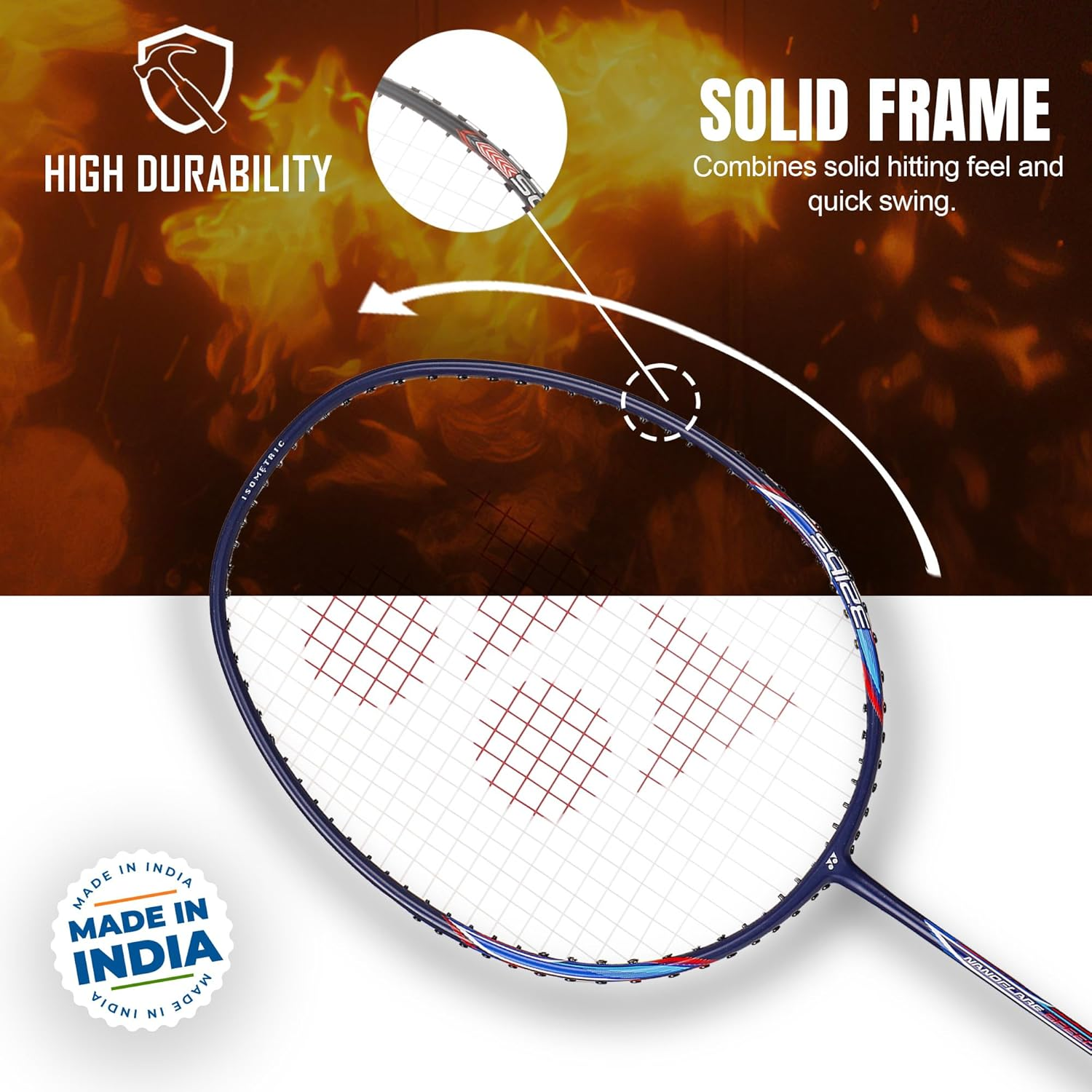 YONEX Badminton Racquet NANOFLARE Speed 7 Blue G4 4U image number 1