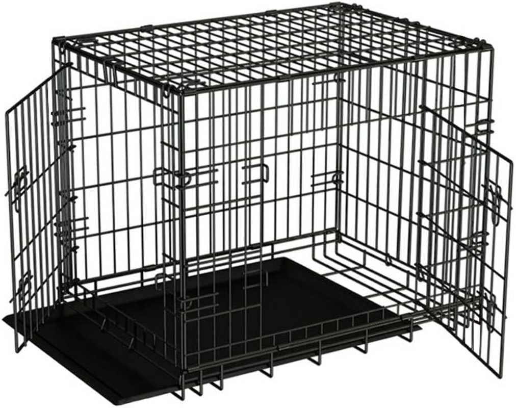 Salesbay 24Inch Collapsible Pet Dog Cage Metal Kennel Portable Cat Rabbit House image number 2