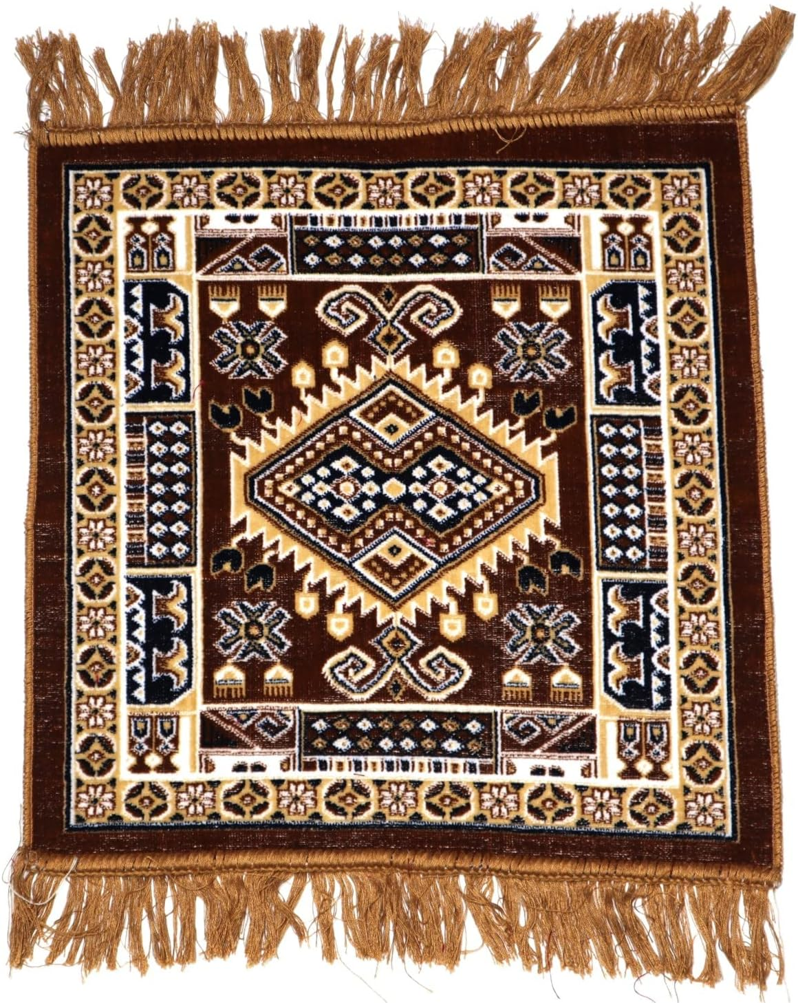ASHIRWAD Puja Aasan Velvet Wool Pooja Aassan Meditation Cloth Rug Mat Aasanam Rug Mattress (Maroon-3)
