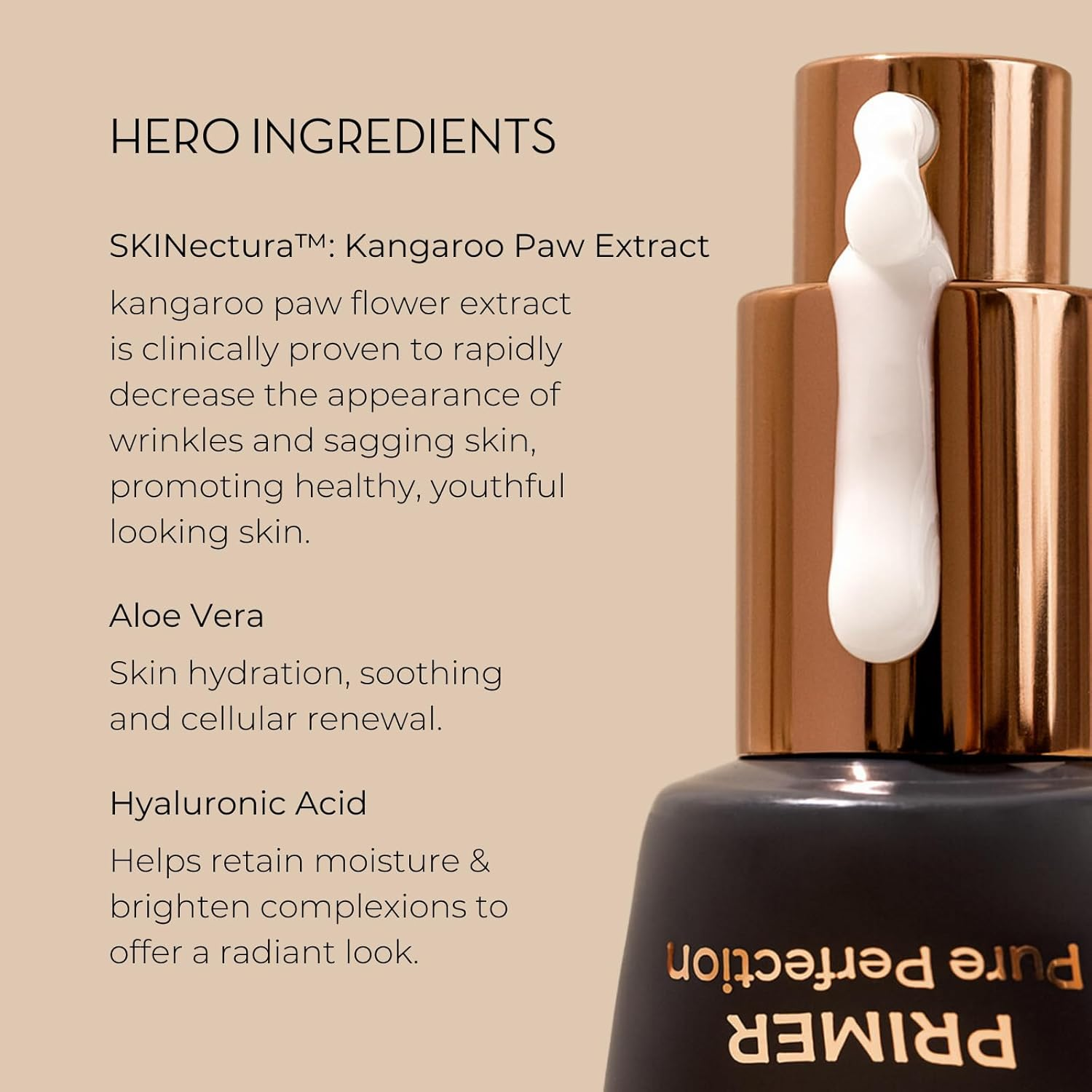 INIKA Organic Pure Perfection Primer | Smooth Dewy Finish. Clinically Proven to Boost Hydration + Reduce Wrinkles. Skincare Enriched. Extend Makeup & Create a Flawless Base. 30Ml image number 2