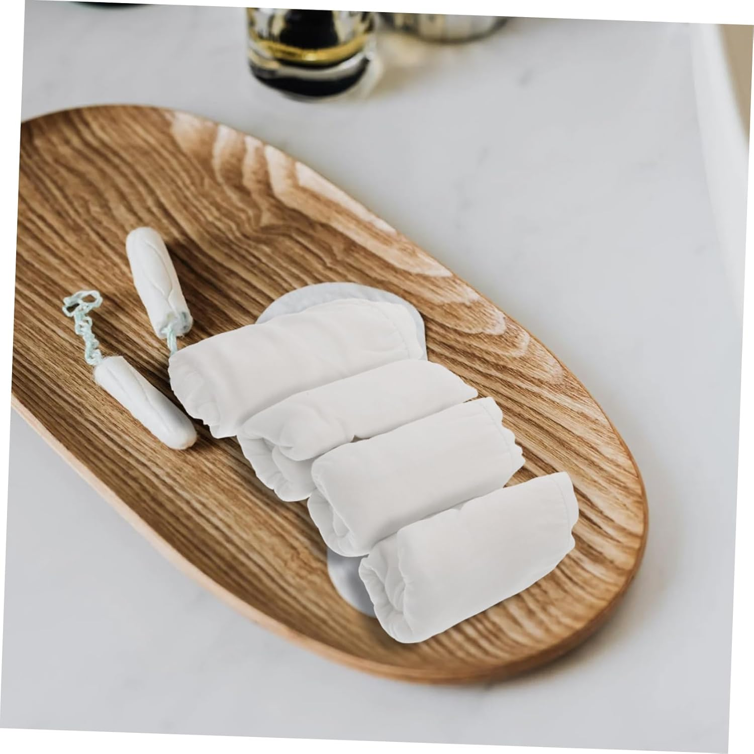 BESPORTBLE 4-Pack Disposable Maternity Panties for Women Soft Cotton Postpartum Underwear Flexible -Large Size for Confinement and Period Use White image number 5