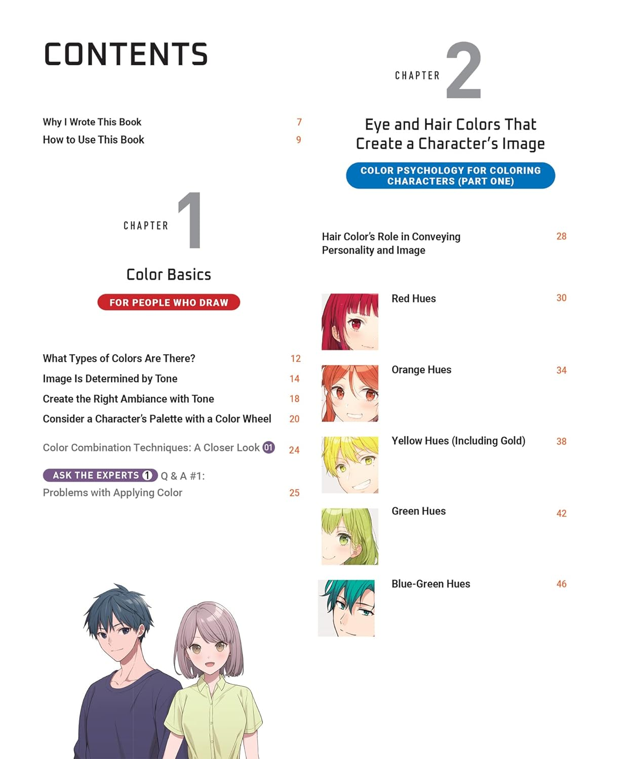 Anime & Manga Digital Coloring Guide: Choose the Colors That Bring Your Drawings to Life! image number 5